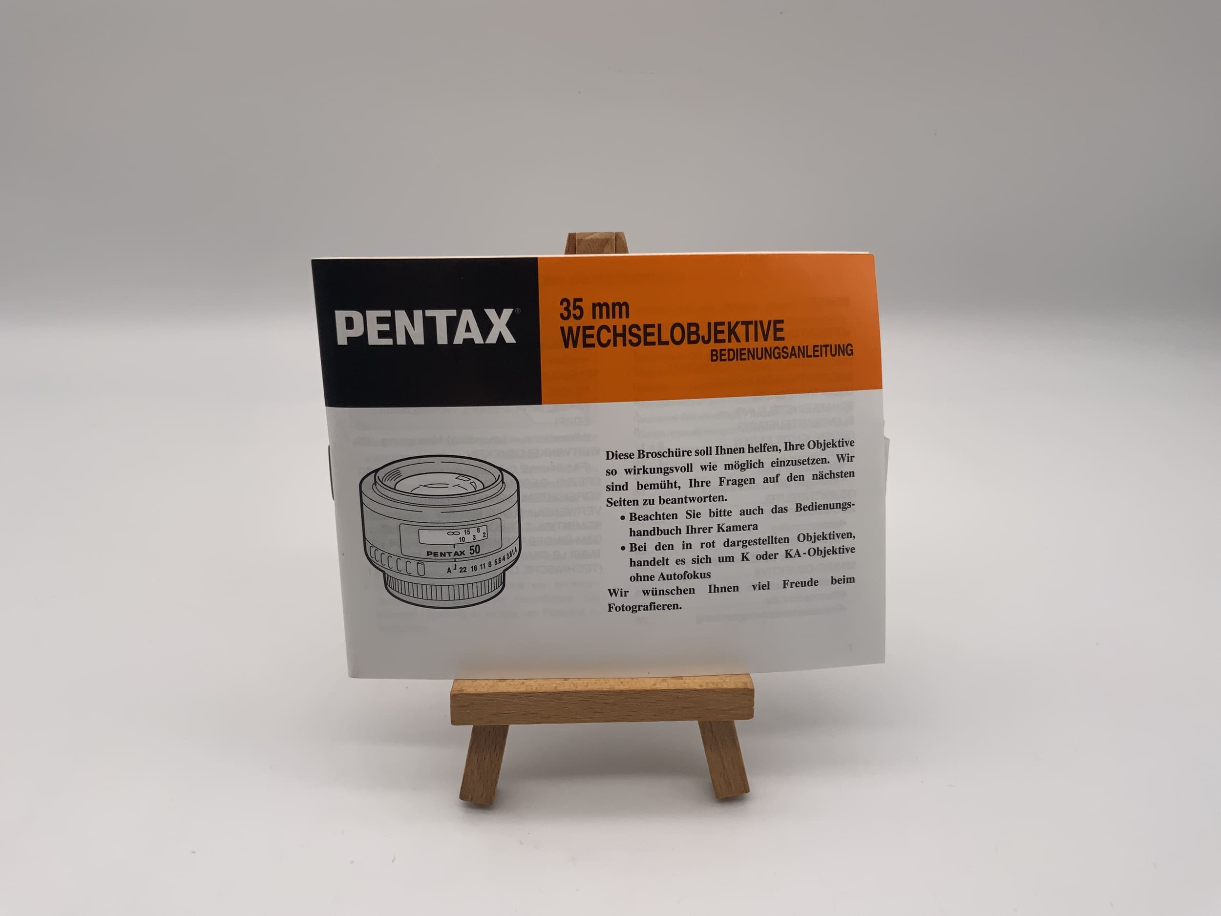 Pentax 35mm Interchangeable Lens User Manual