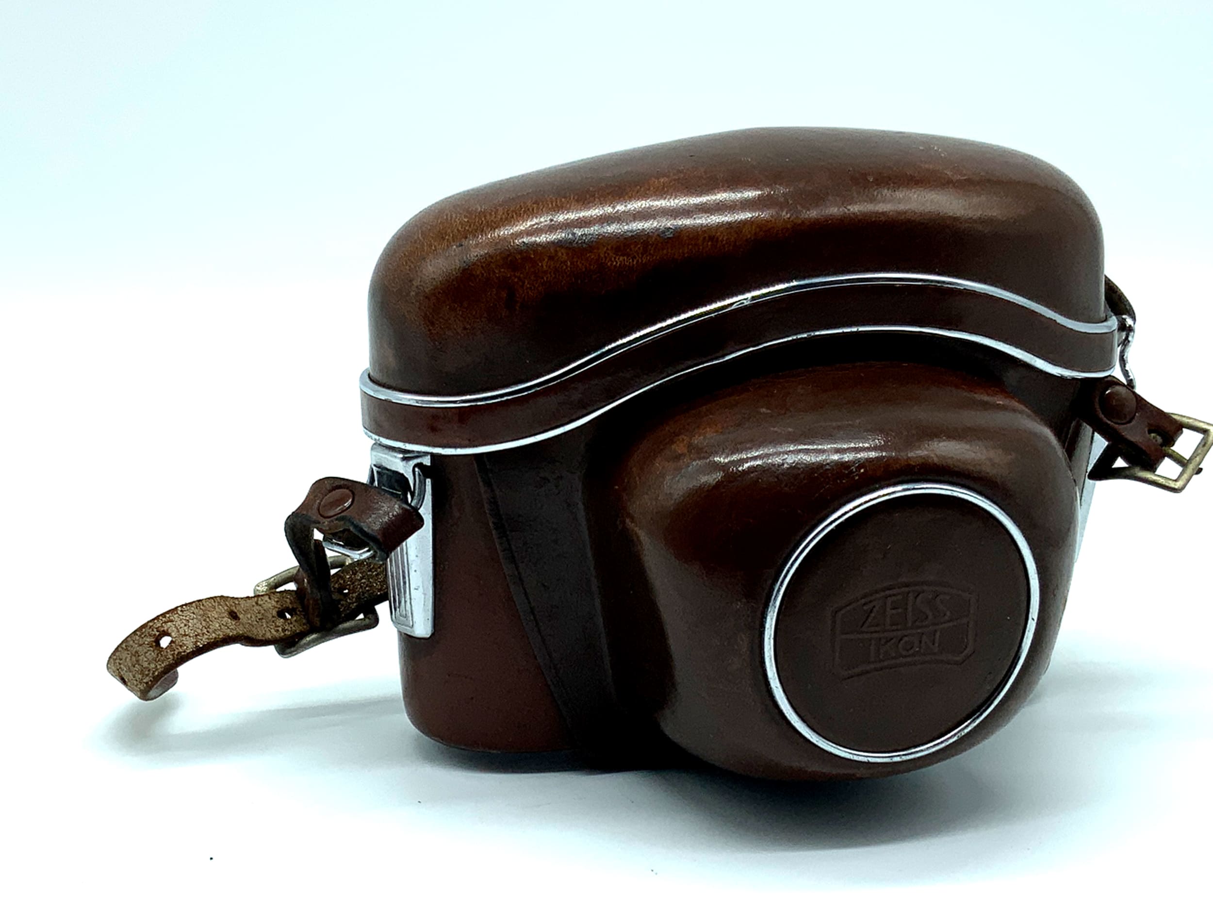 Étui en cuir marron Zeiss Ikon Contaflex Super B pour sac Contaflex 20.7512