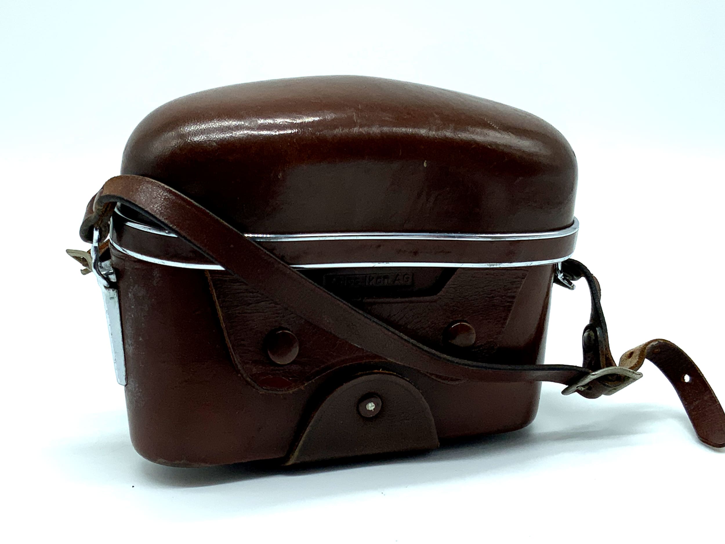 Étui en cuir marron Zeiss Ikon Contaflex Super B pour sac Contaflex 20.7512