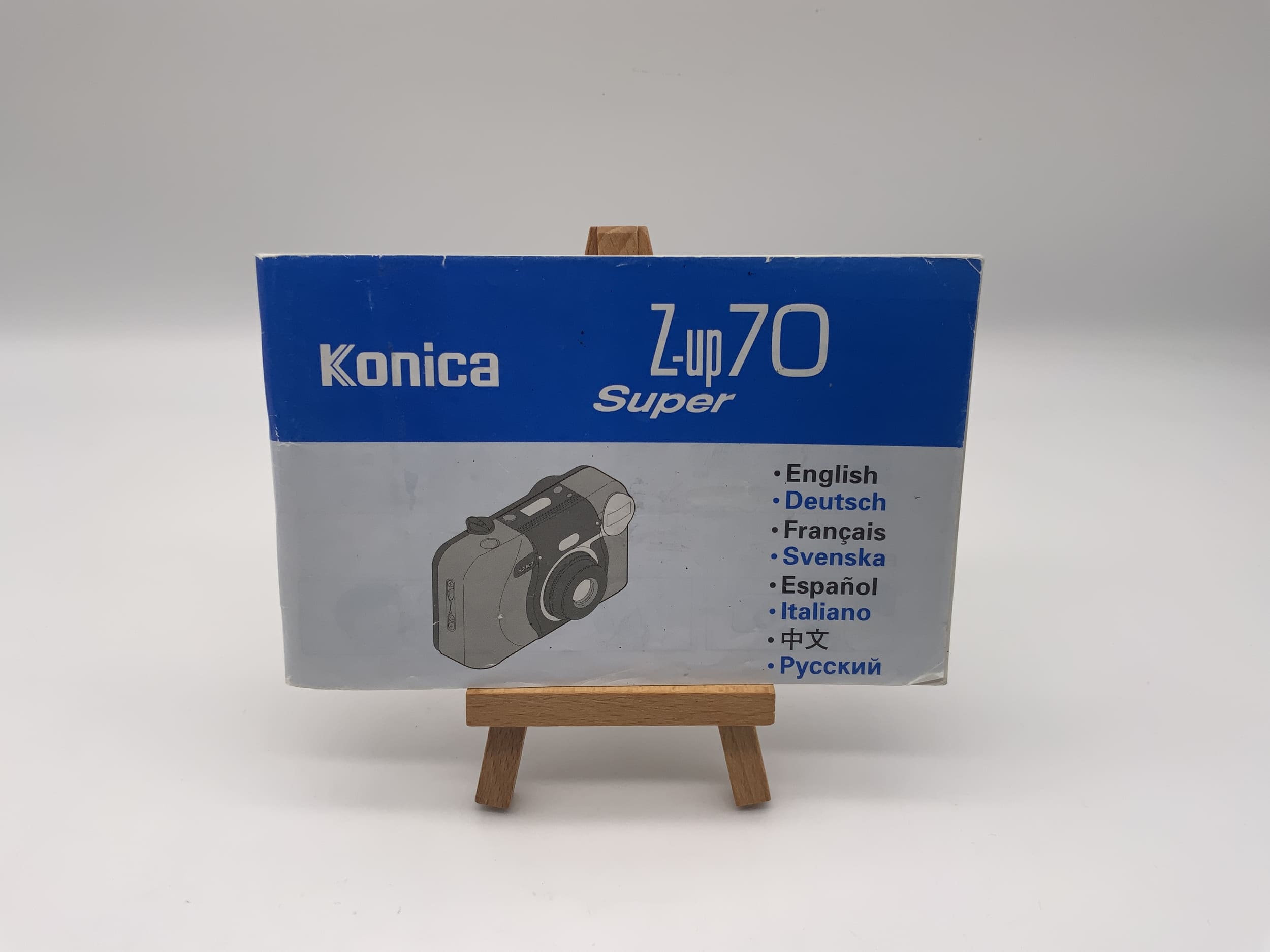 Manuel d'utilisation du Konica Z-up 70