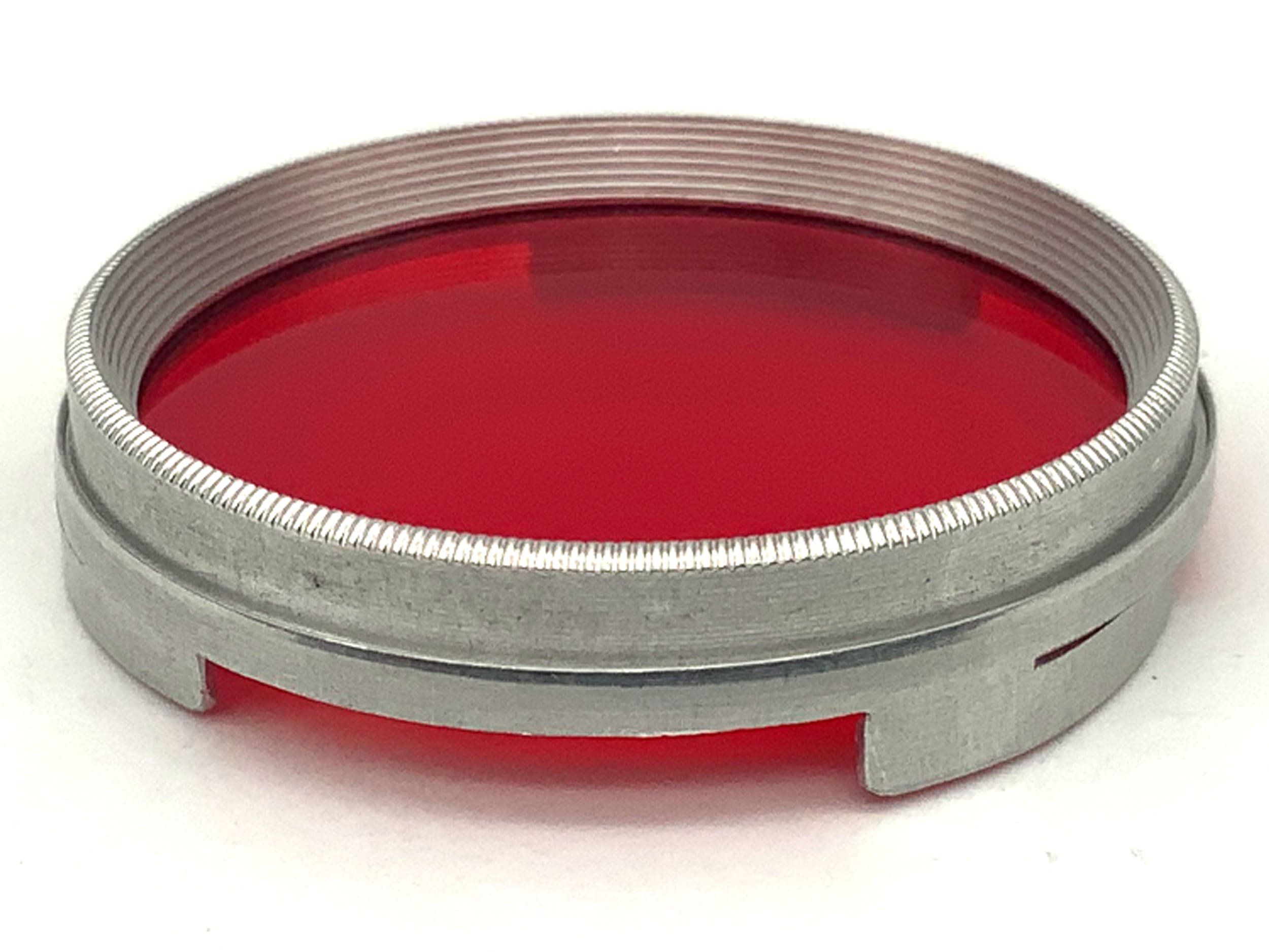Filtre rouge Arnz Jena / filtre à enfiler circulaire de 42 mm