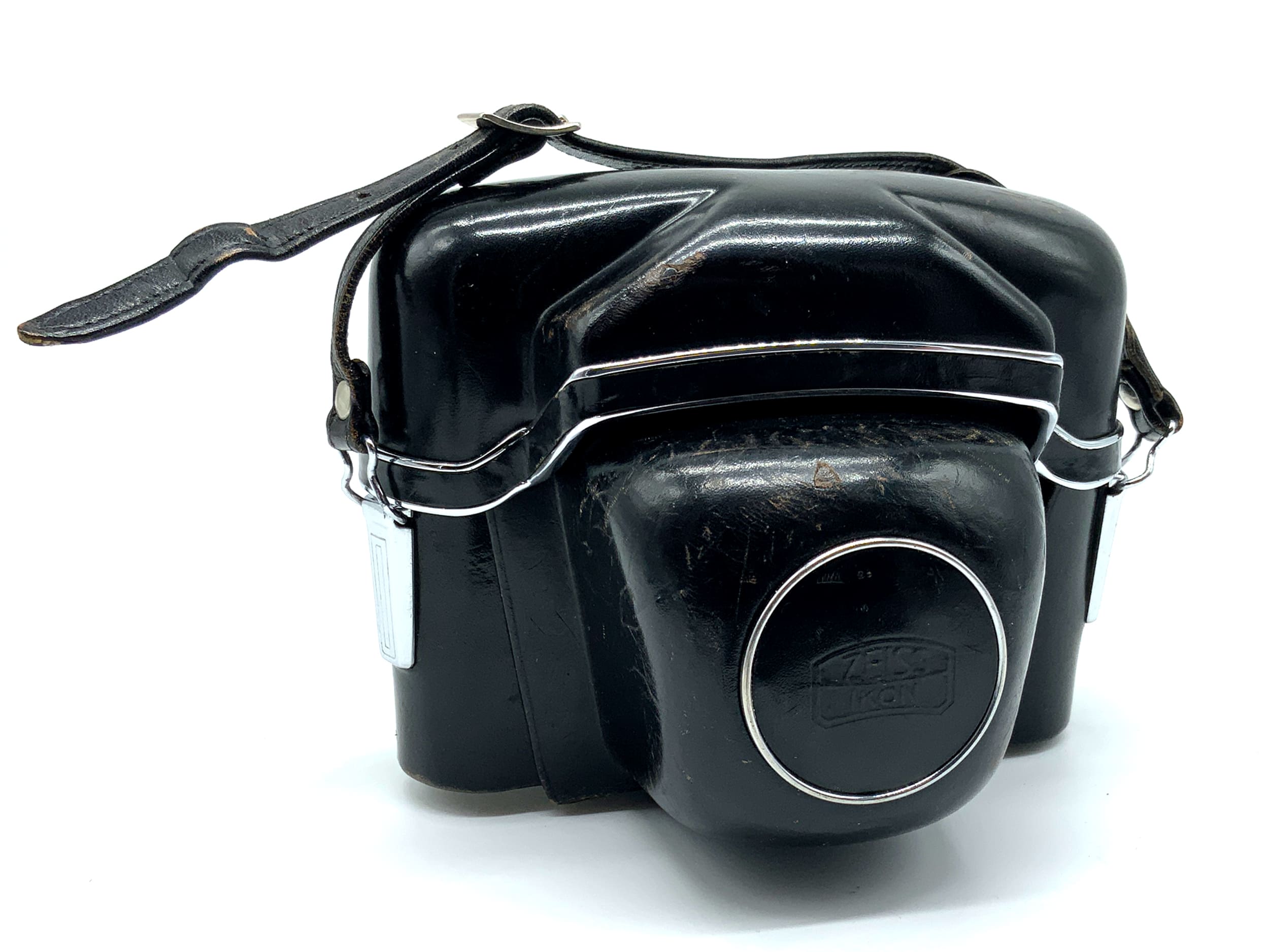 Étui en cuir marron Zeiss Ikon Contarex I pour Cyclops / Bullseye 20.7526