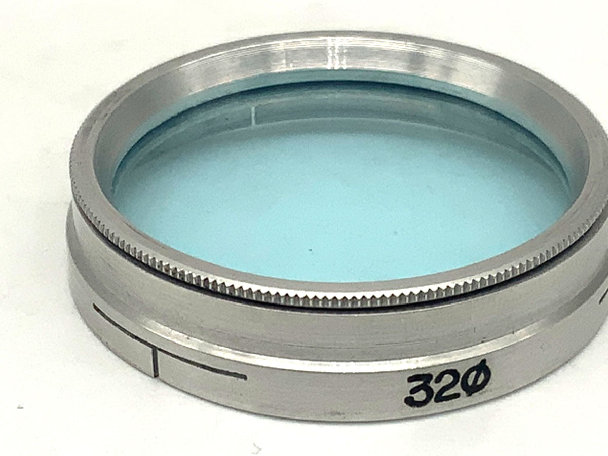 Filtre de couleur Panchromar bleu clair/bleu clair, filtre à clipser, filtre à enfiler 32 mm