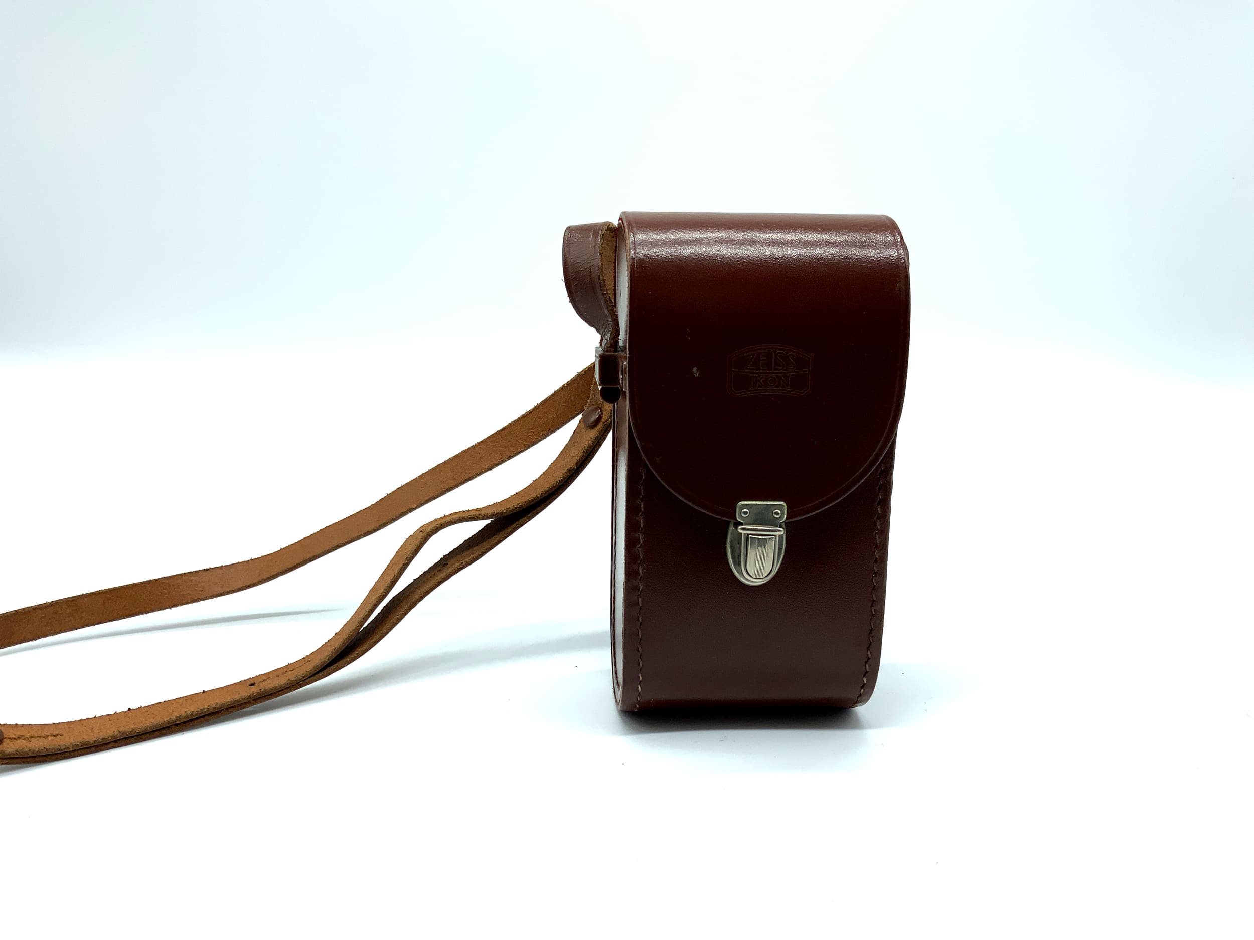 Étui en cuir marron 20.7855 pour chargeur interchangeable Zeiss Ikon pour Contaflex 200302