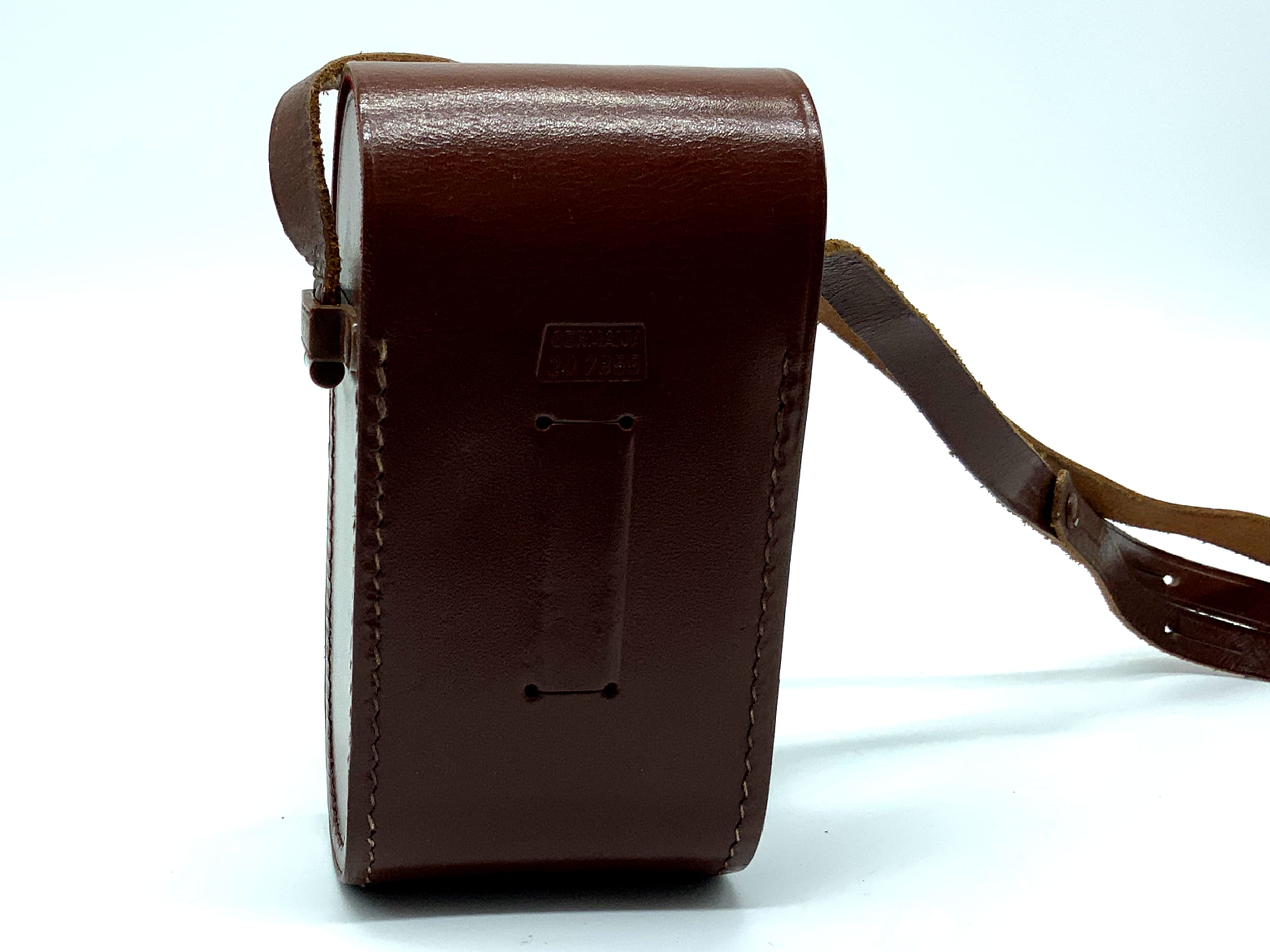 Étui en cuir marron 20.7855 pour chargeur interchangeable Zeiss Ikon pour Contaflex 200302