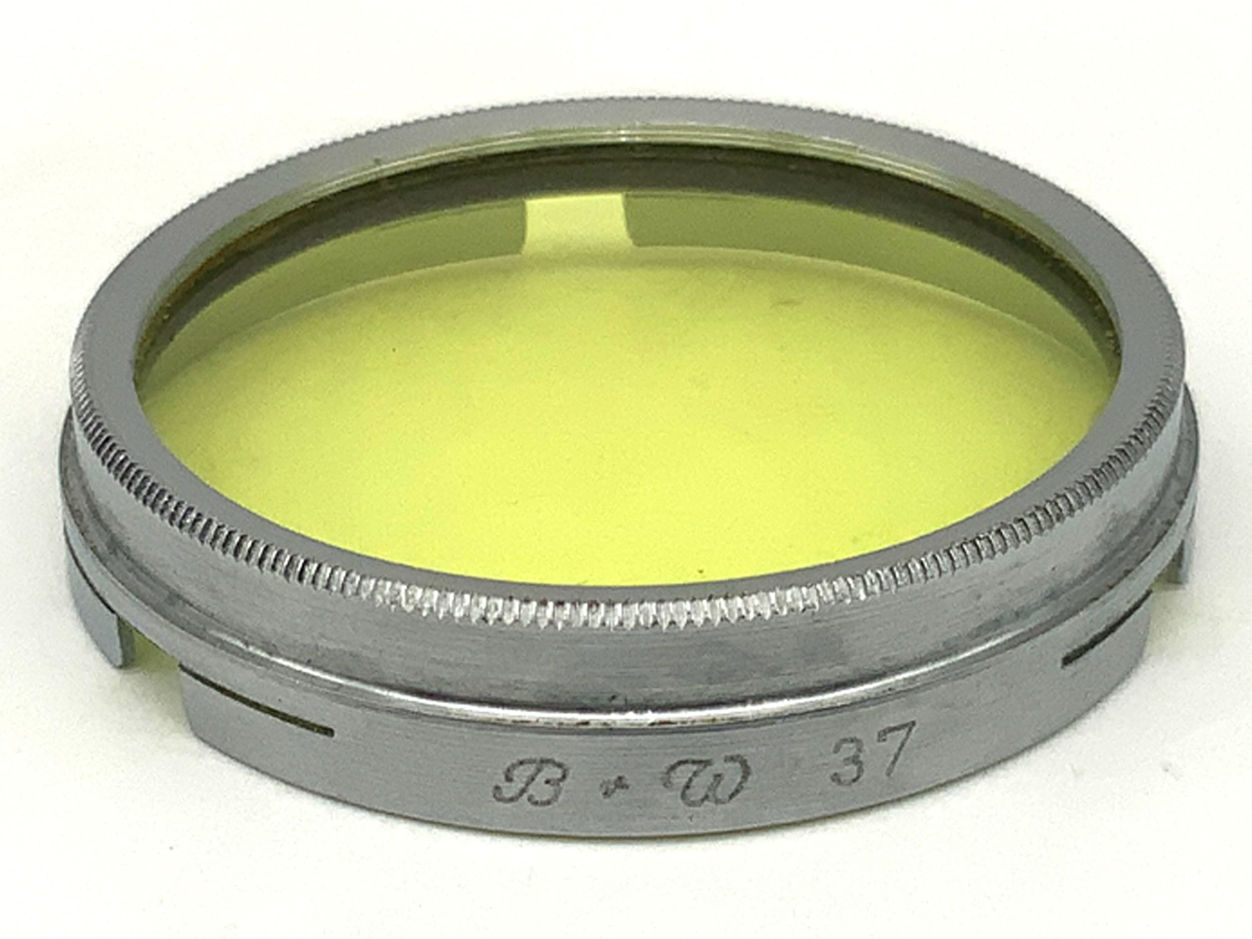 Filtre jaune B+W, filtre à enfiler, circulaire de 37 mm