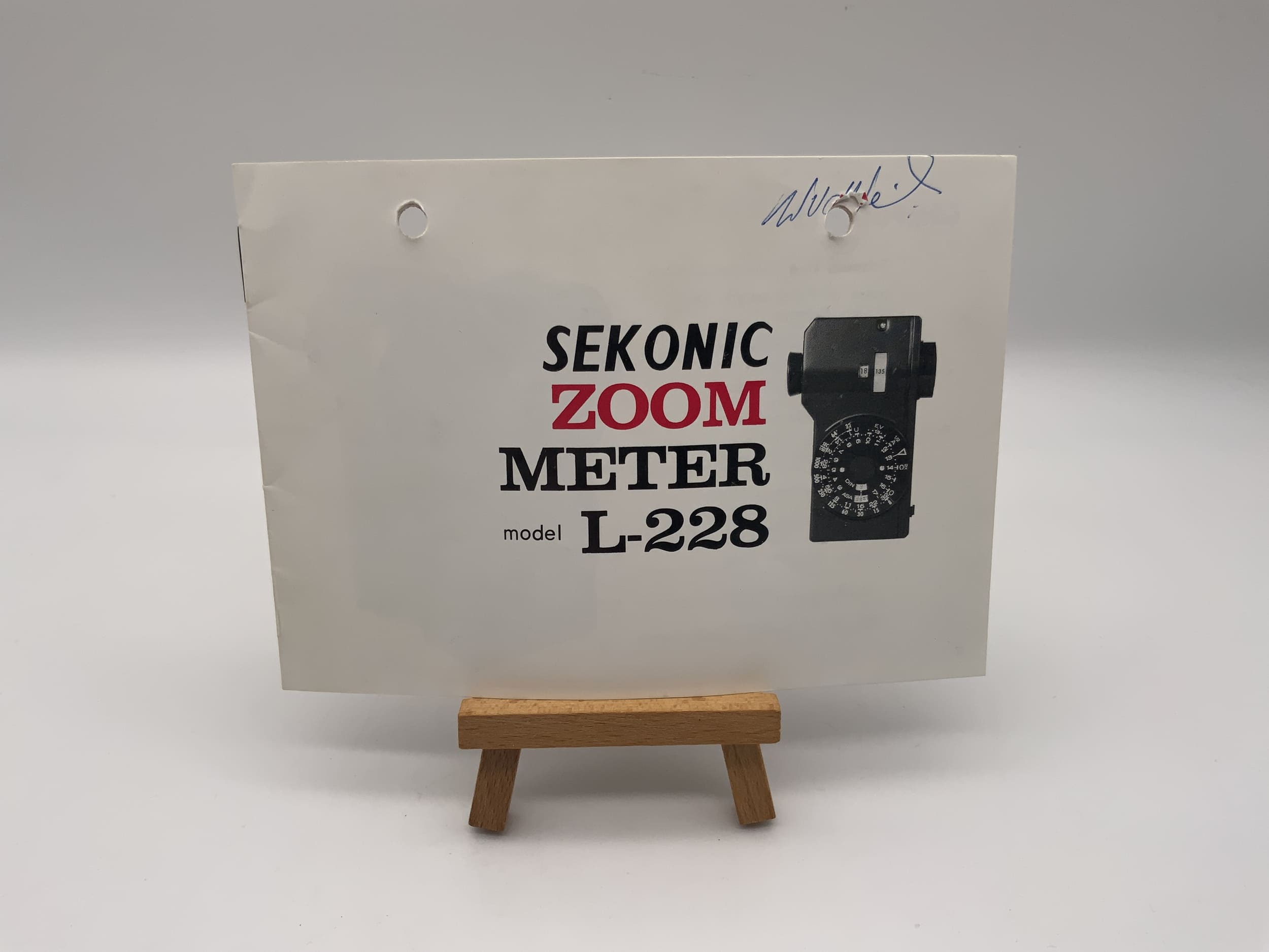 Manuel d'utilisation du posemètre zoom Sekonic L-228