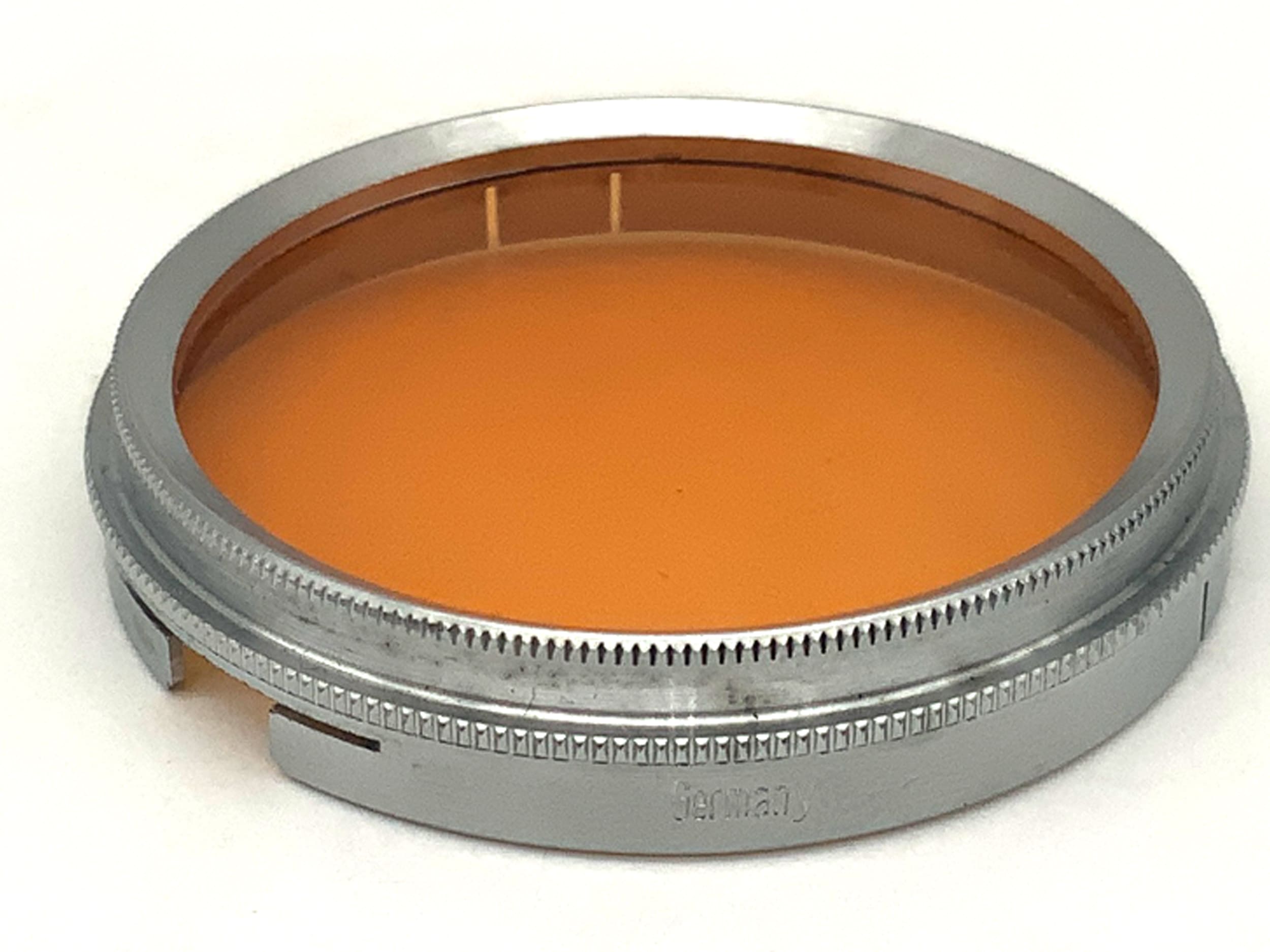 Filtre orange Ceneiplan, filtre à enfiler, circulaire de 37 mm