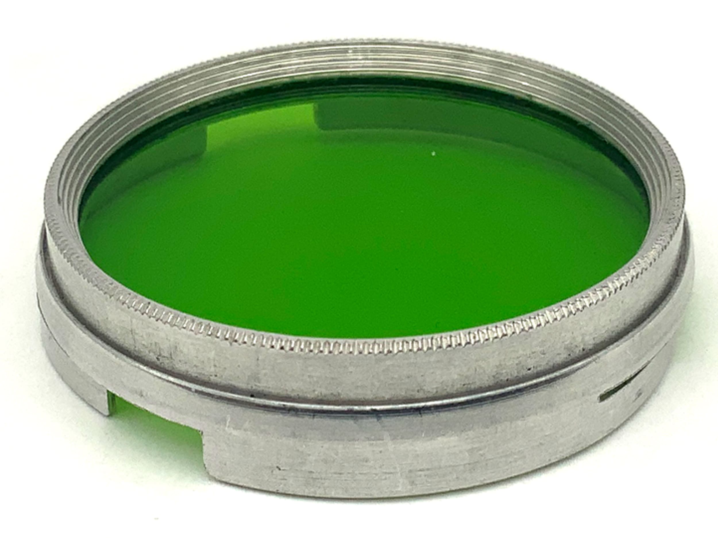 Filtre de couleur verte Arnz Jena/filtre à enfiler circulaire de 37 mm