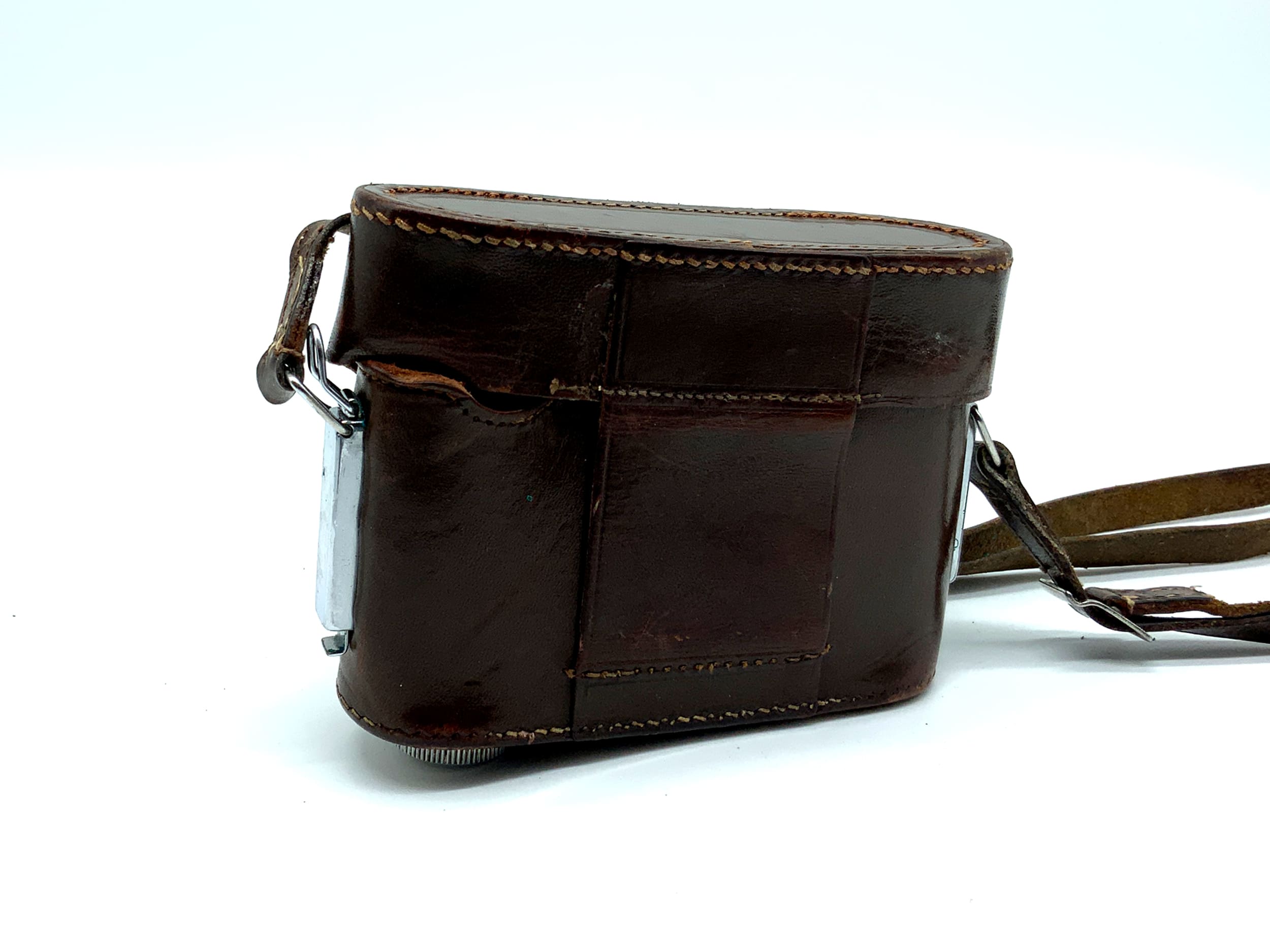 Zeiss Ikon for Contessa (533/24) Ready Case, Brown Leather Case Bag