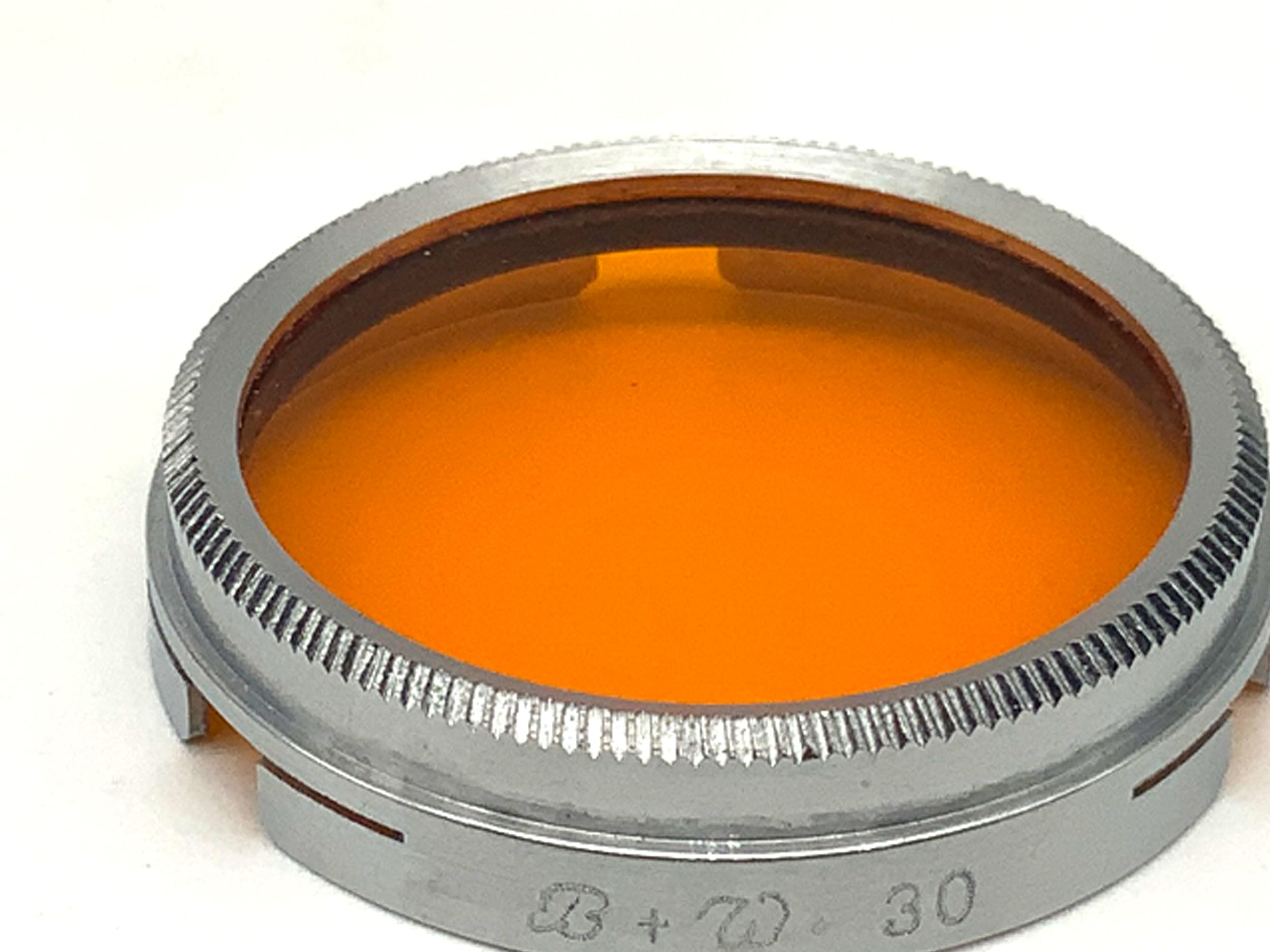 Filtre orange B+W, filtre à enfiler, circulaire de 30 mm