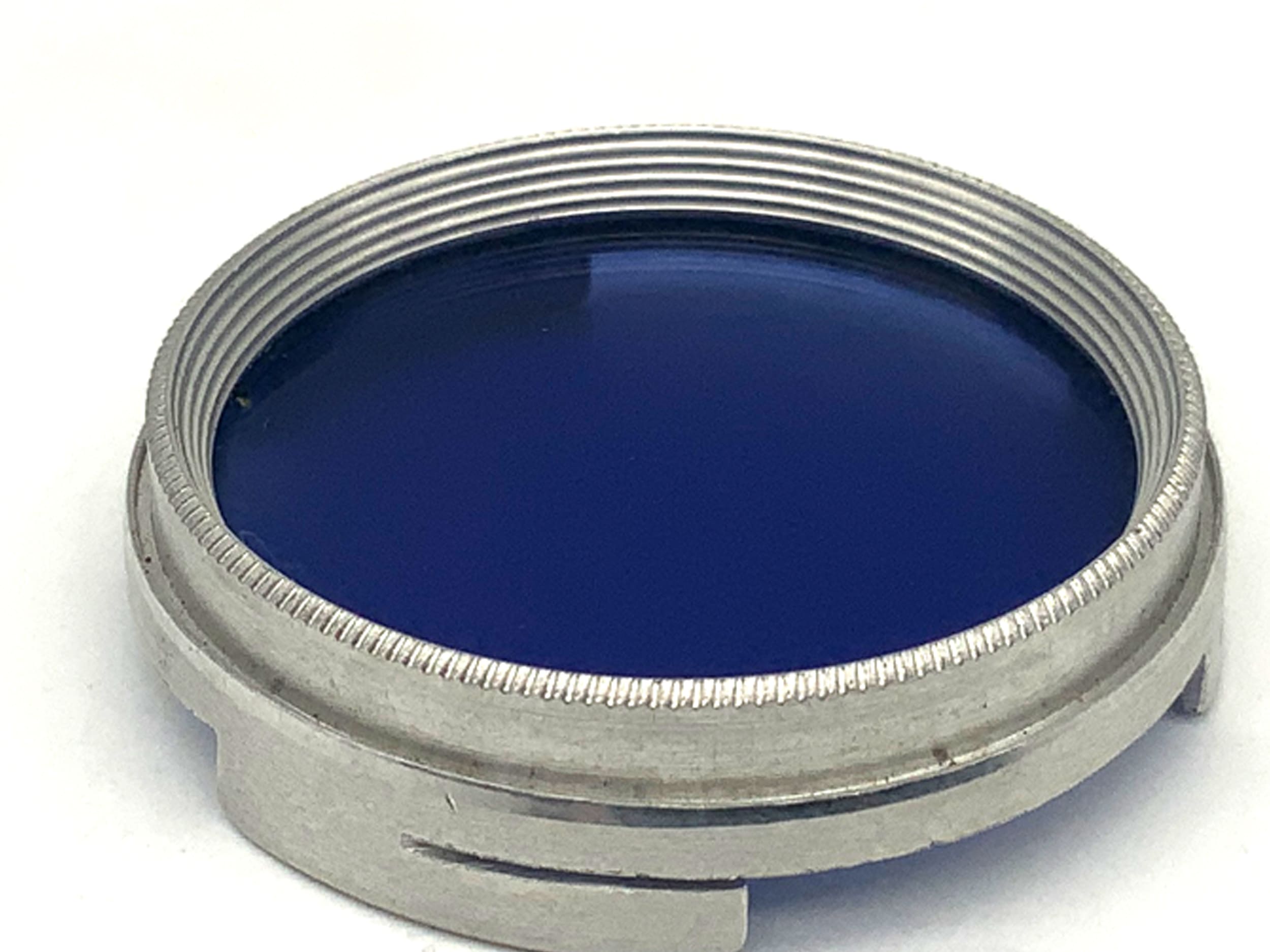 Filtre de couleur bleu Arnz Jena/filtre à enfiler circulaire de 30 mm