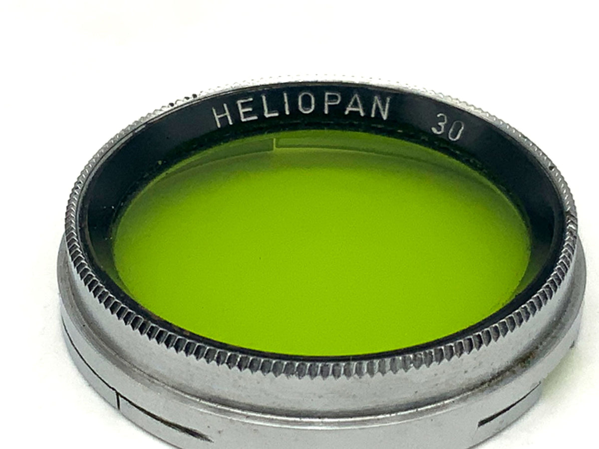 Filtre vert Heliopan, filtre à enfiler, circulaire de 30 mm