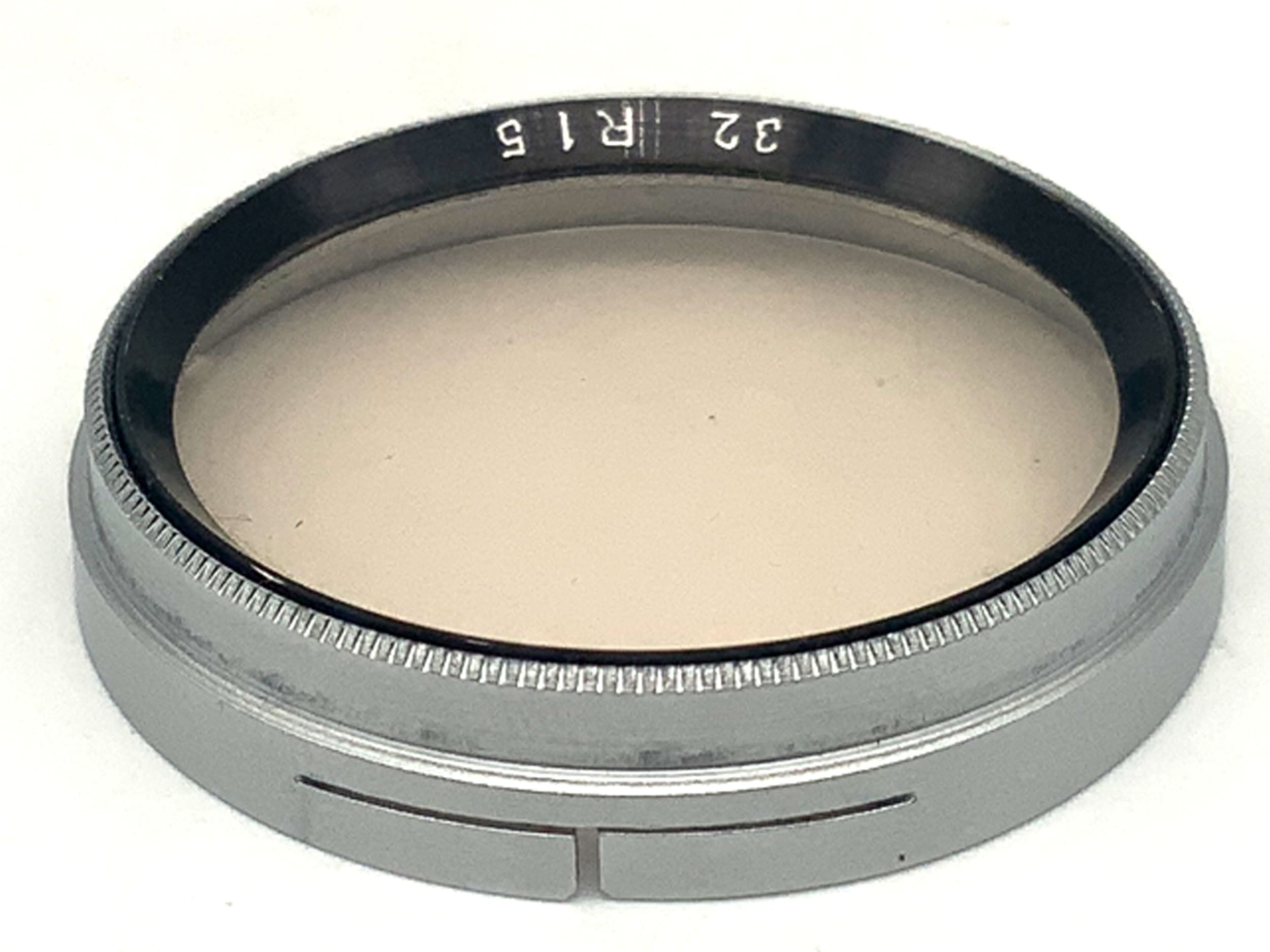 Filtre correcteur R 1.5, filtre à enfiler, circulaire de 32 mm