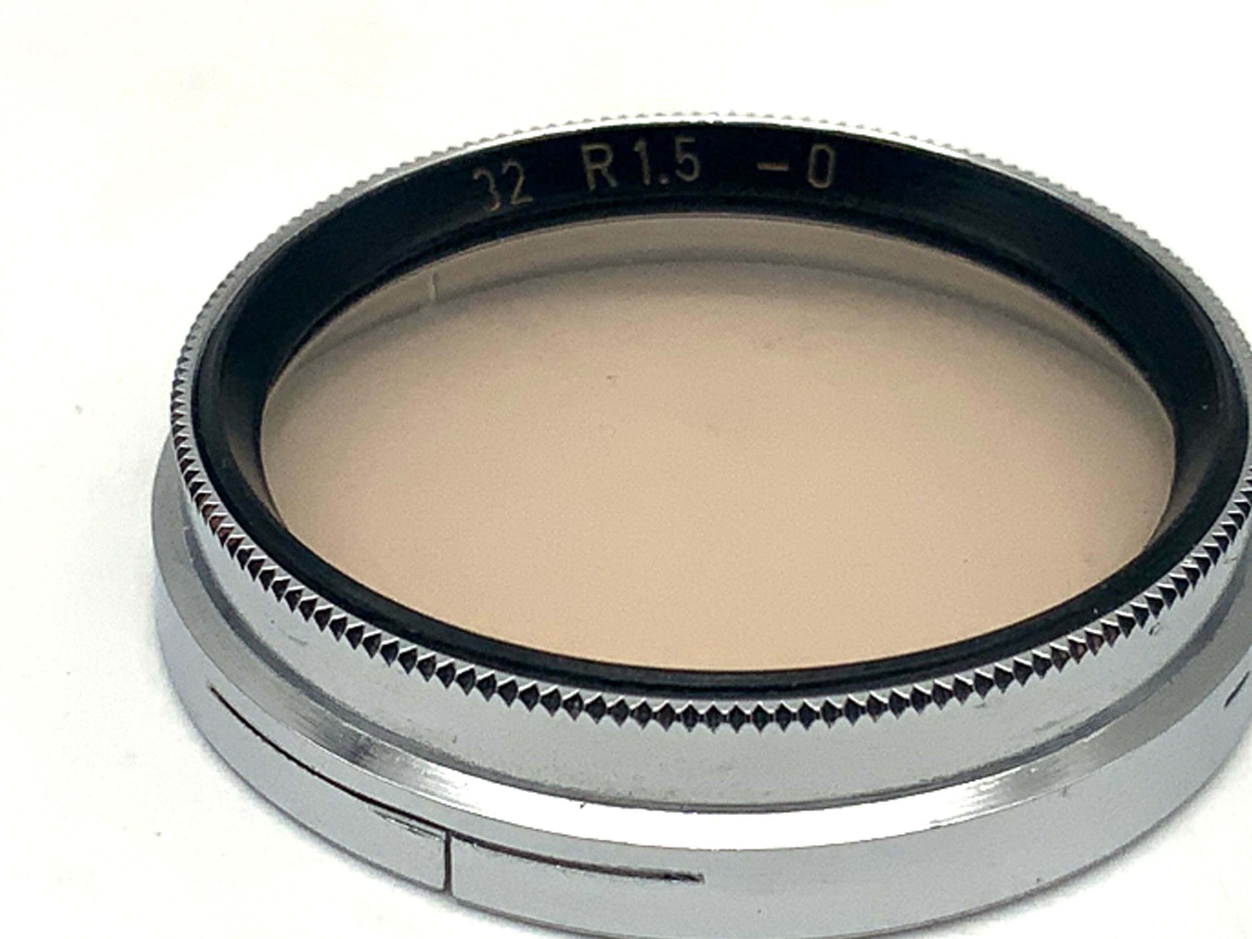 Filtre correcteur R 1,5 -0 Filtre à enfiler circulaire de 32 mm