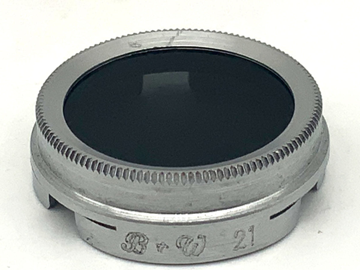 Filtre gris B+W, filtre à enfiler, circulaire de 21 mm