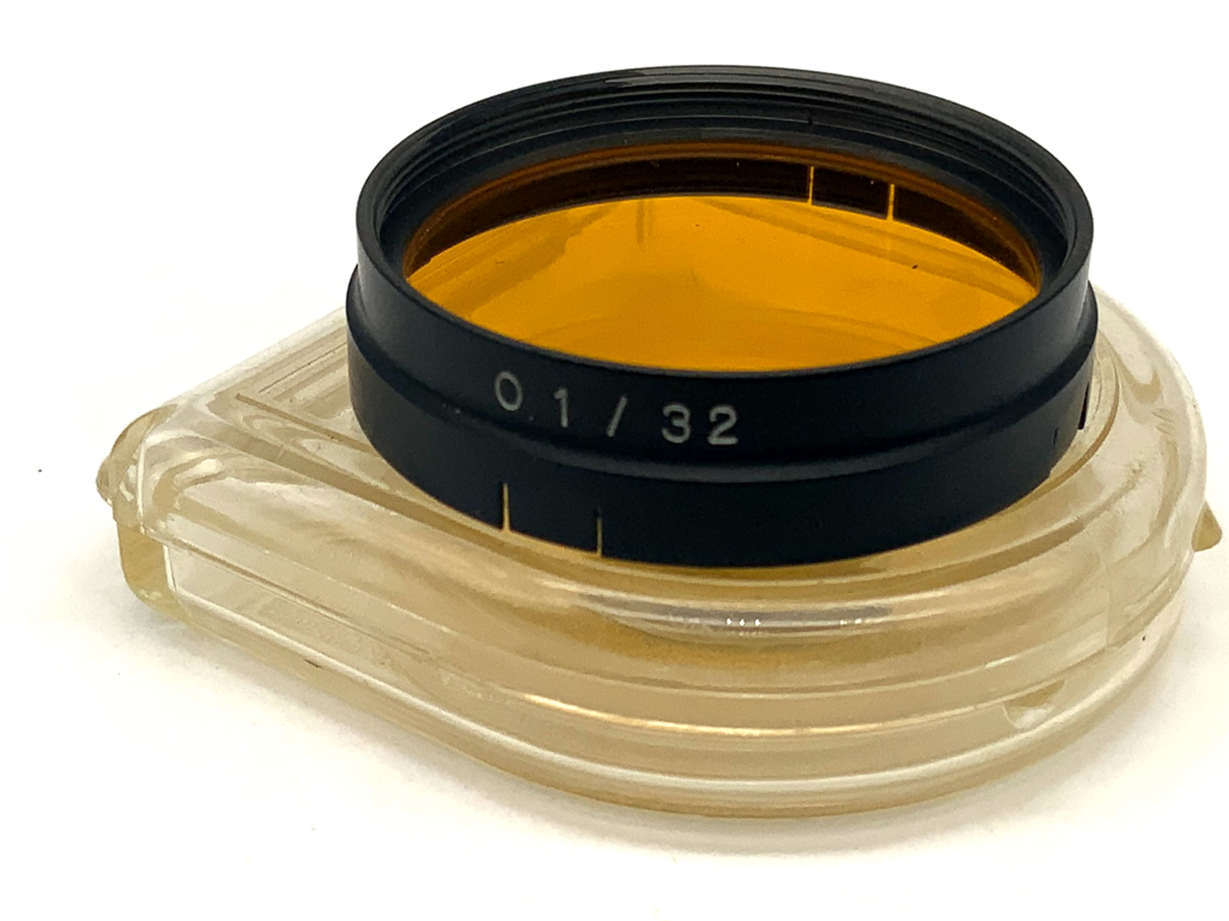 Filtre orange Carl Zeiss Jena, filtre à enfiler, circulaire de 32 mm