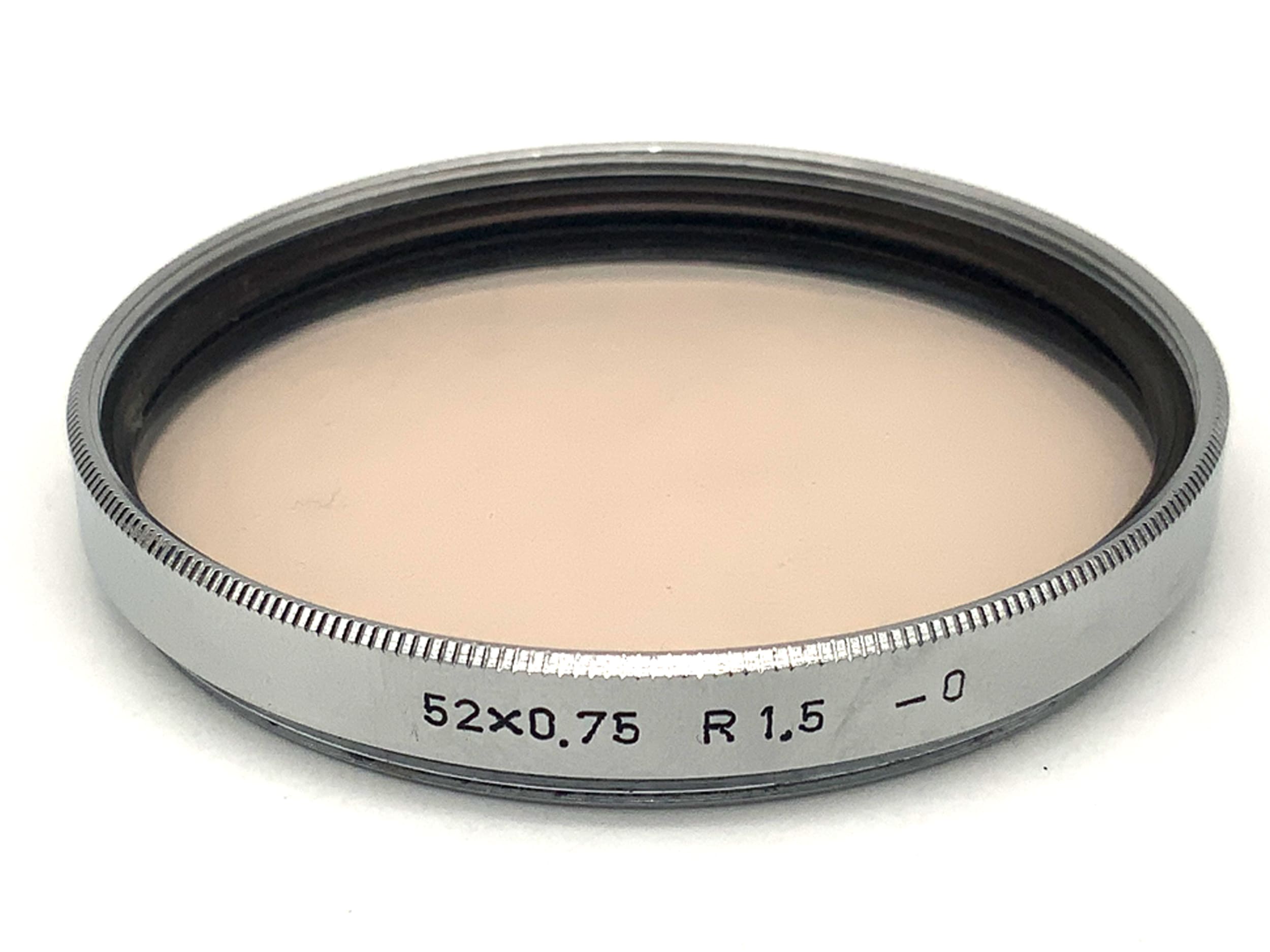 Filtre correcteur 52x0,75 R 1,5 -0 Filtre 52 mm Fil de filtre circulaire