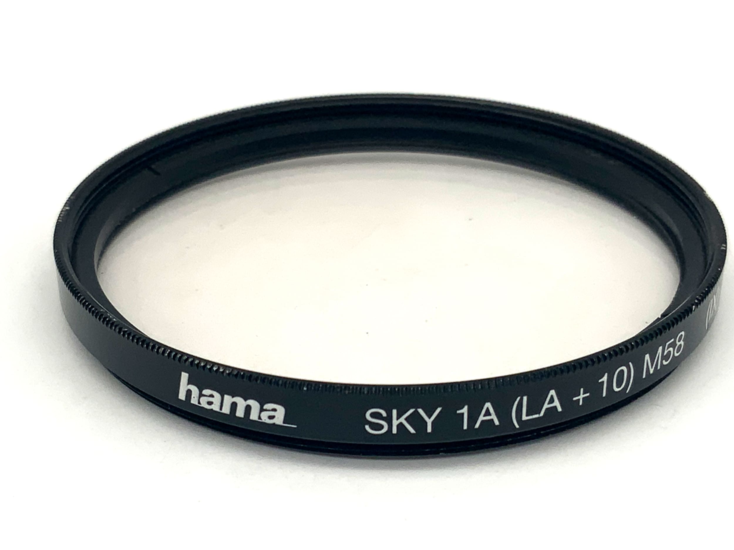Filtre Hama Skylight Sky 1A (LA+10) M58 (IX) Filetage circulaire de 58 mm