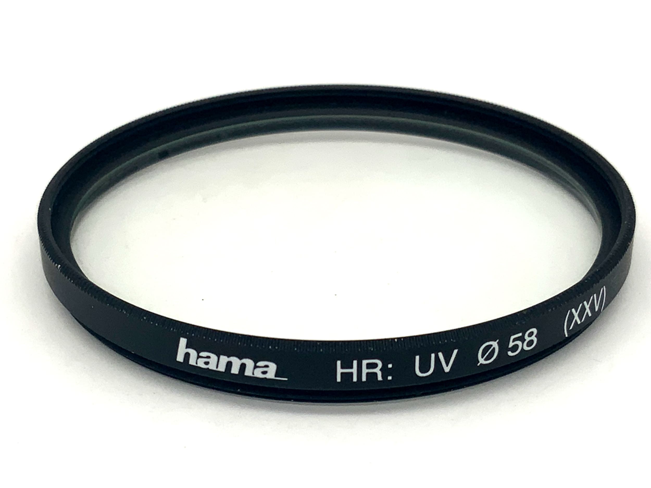 Hama UV HR : Filtre UV (XXV) 58 mm, filetage circulaire