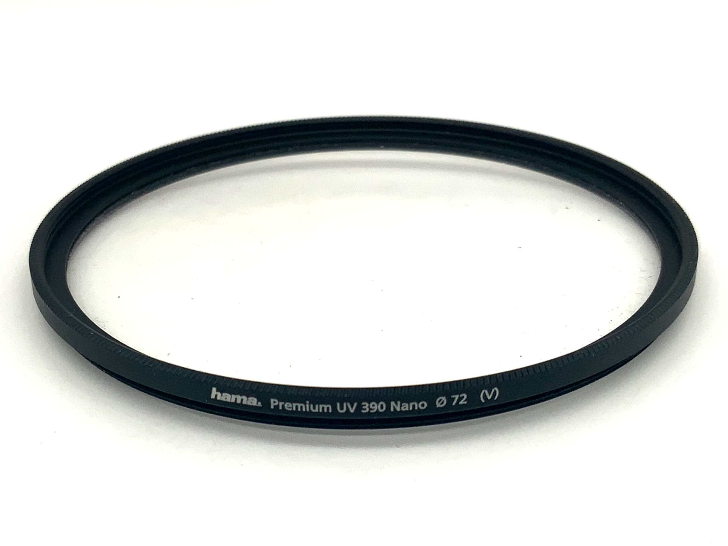 Filtre Hama UV Premium UV 390 Nano (V) à filetage circulaire de 72 mm