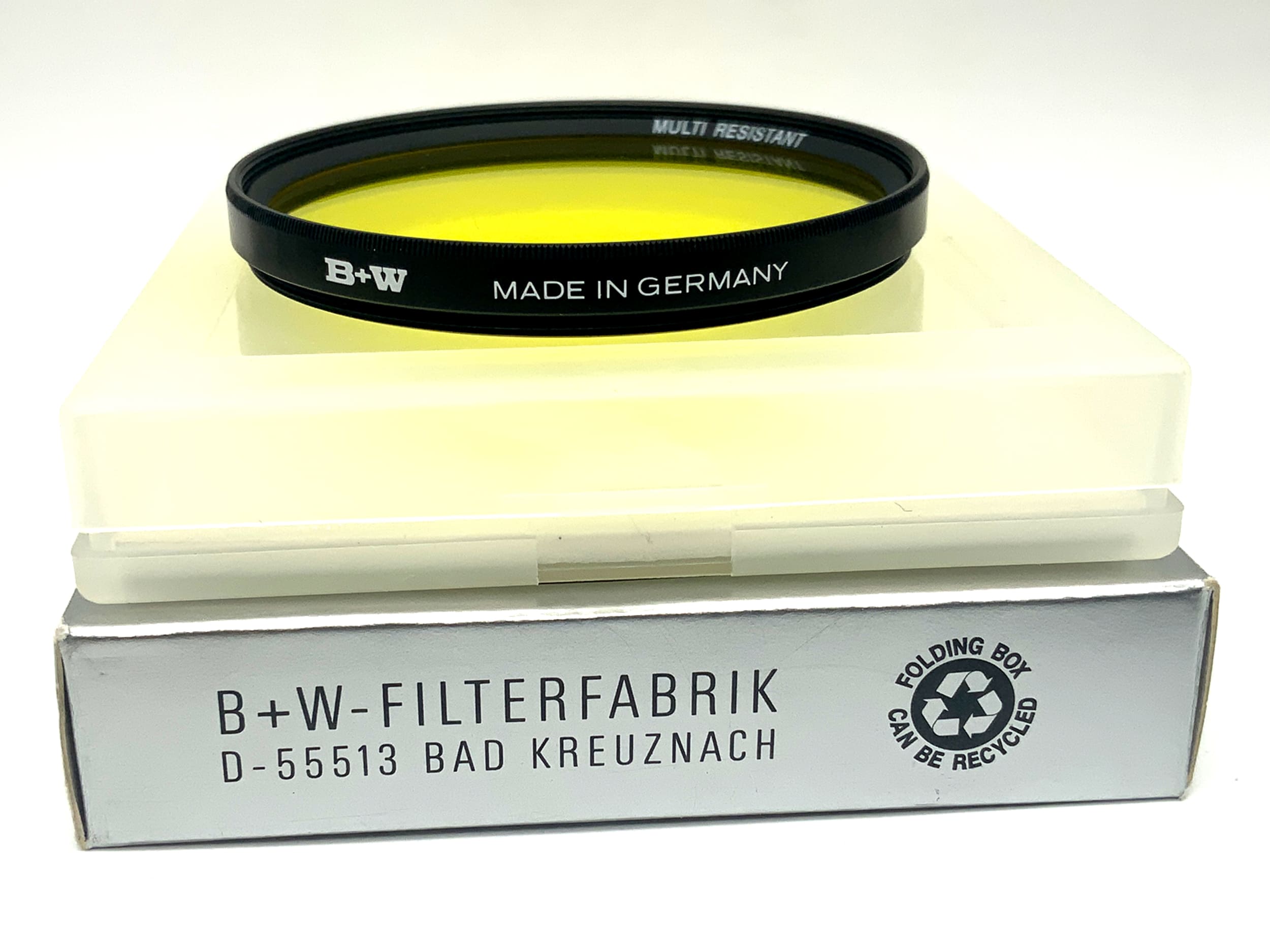 Filtre couleur B+W 67E 022 jaune/jaune 2x Multi Résistant dans son emballage d'origine, filtre 67 mm