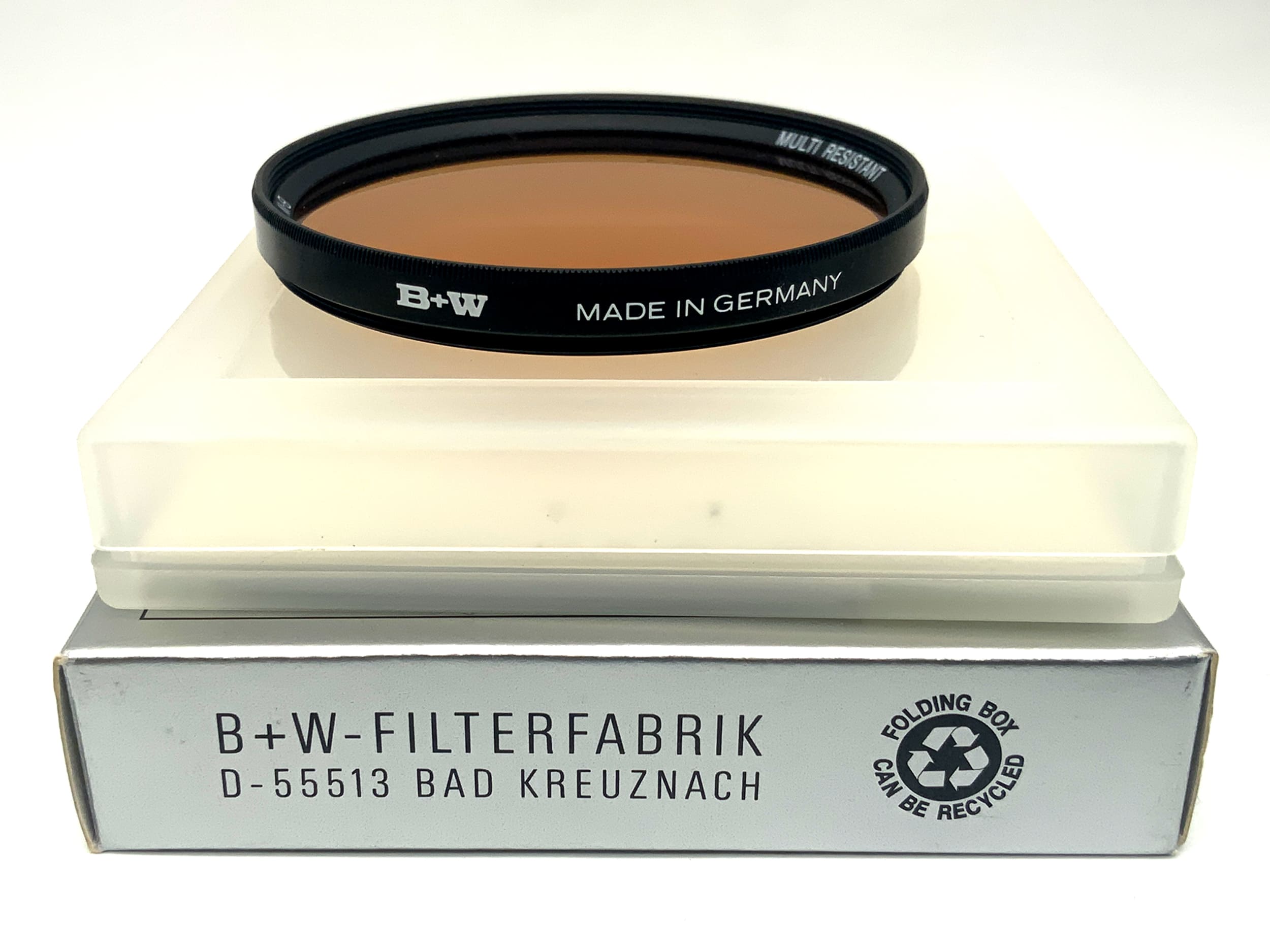 Filtre correcteur B+W 67E KR 12 2x Multi Résistant dans son emballage d'origine, filtre 67 mm