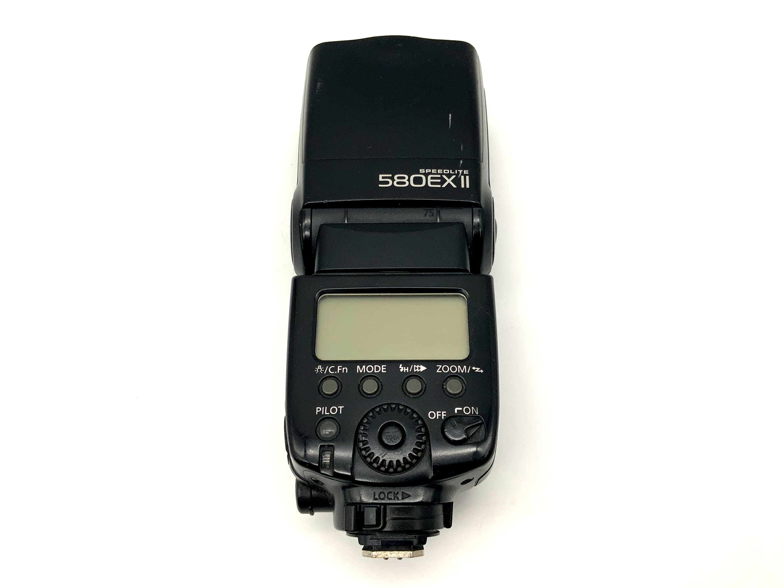 Flash Canon Speedlite 580EX II pour appareil photo EOS, flash à clip