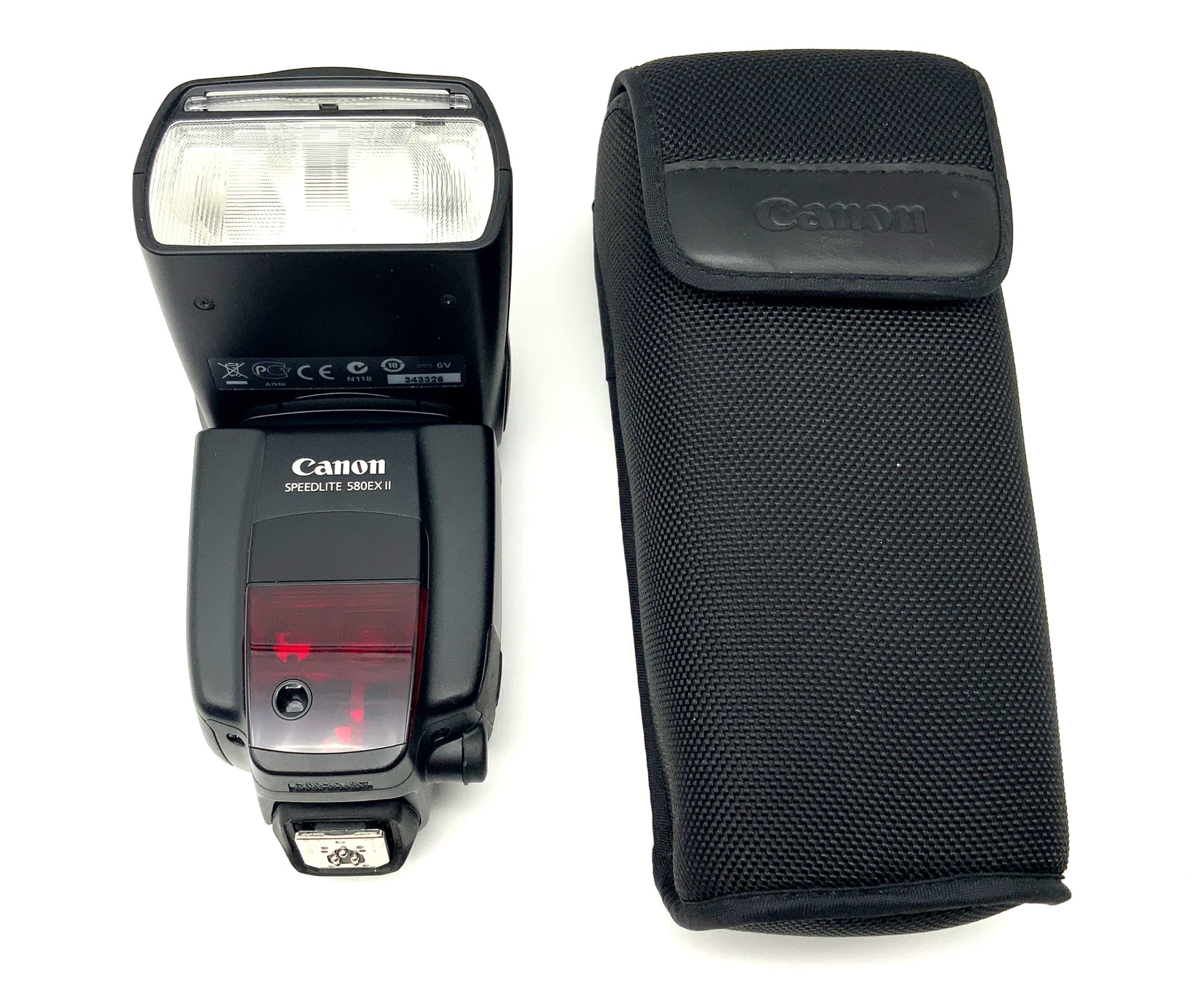 Flash Canon Speedlite 580EX II avec sac pour appareil photo EOS