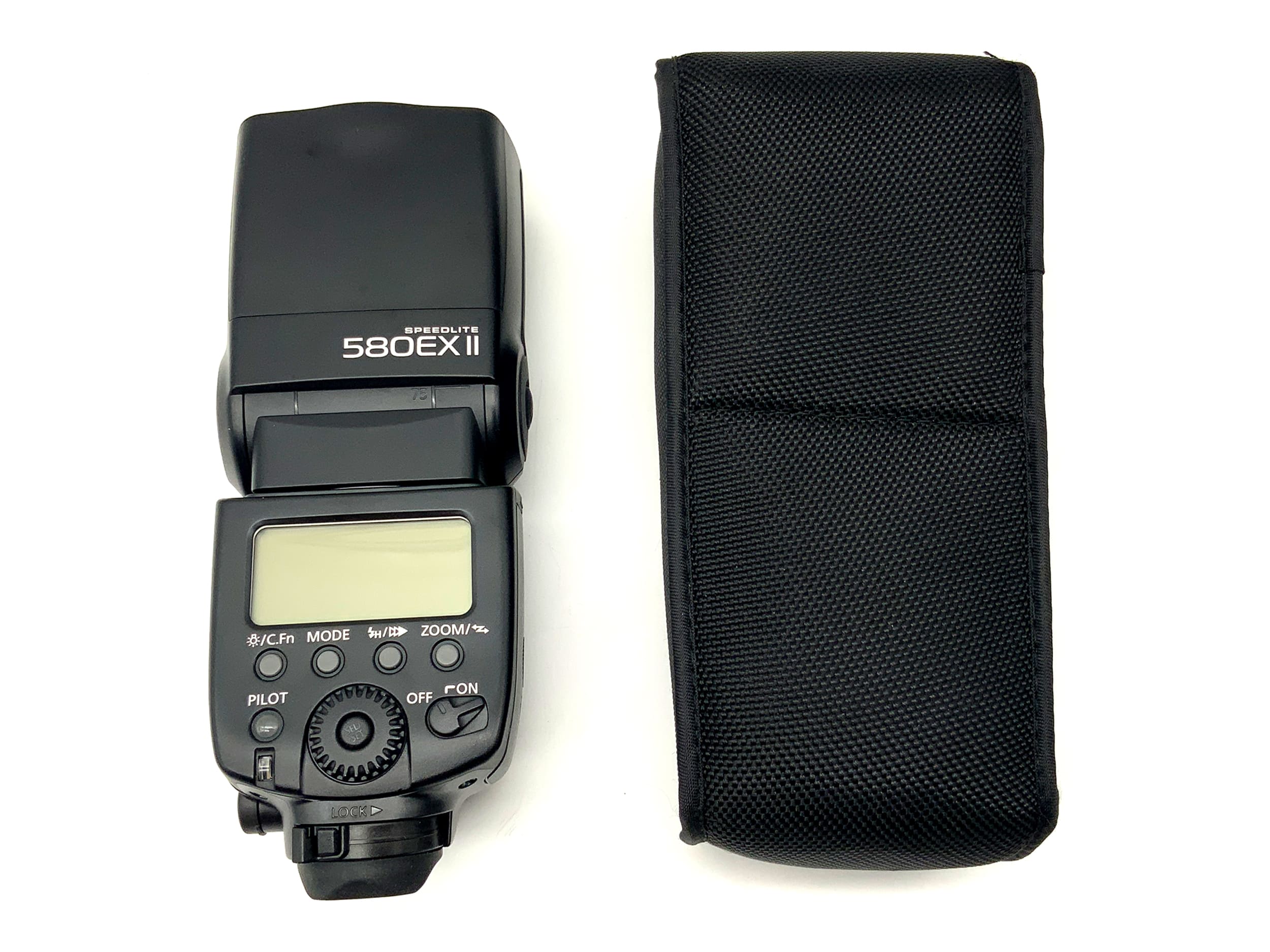 Flash Canon Speedlite 580EX II avec sac pour appareil photo EOS