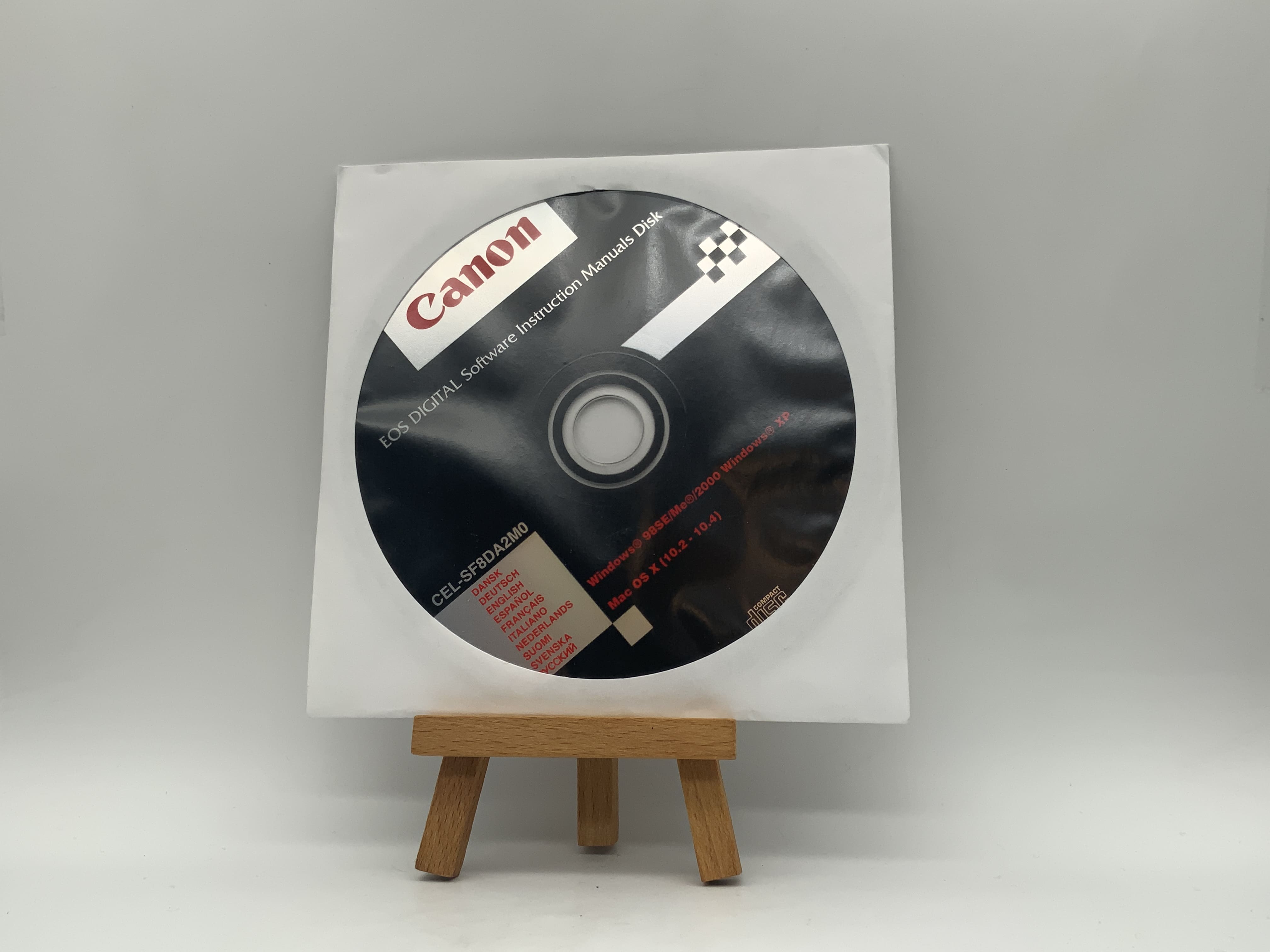 Canon EOS Digital Software Instruction Manuals Disk CEL-SF8DA2M0 Instructions