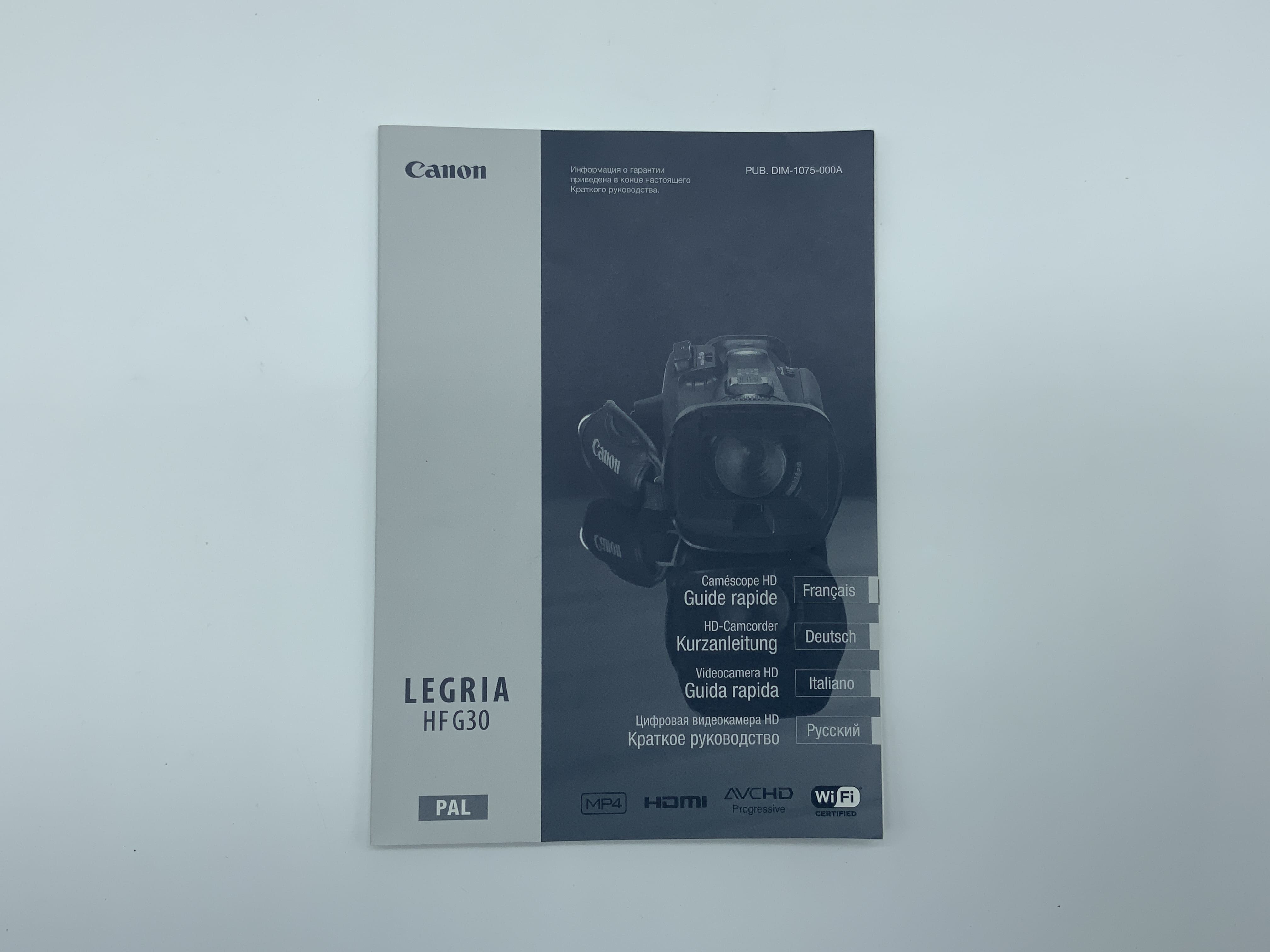 Canon Legria HF G30 User Manual (German)