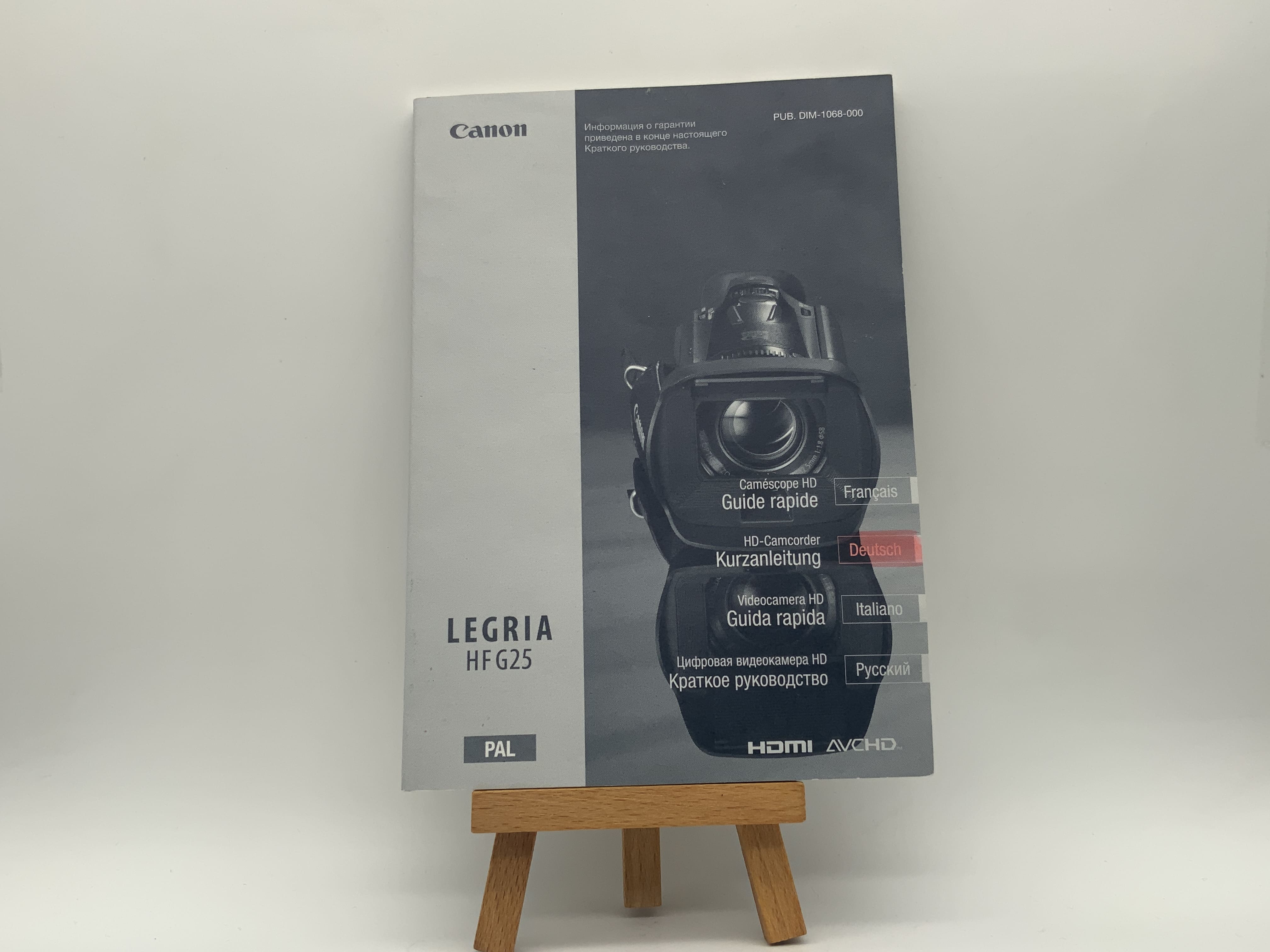 Canon Legria HF G25 User Manual (German)