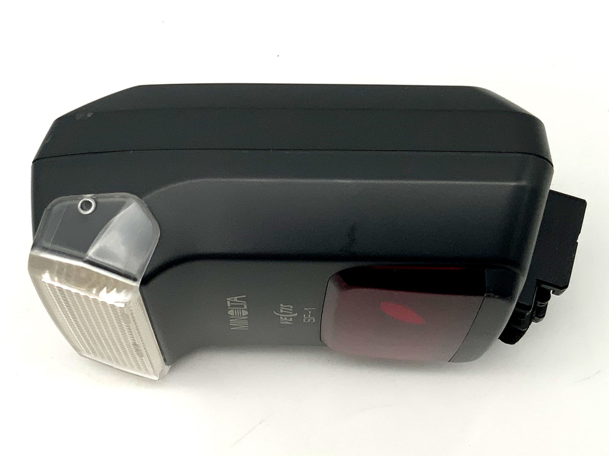 Minolta SF-1 flash unit for Minolta Vectis camera flash, clip-on flash