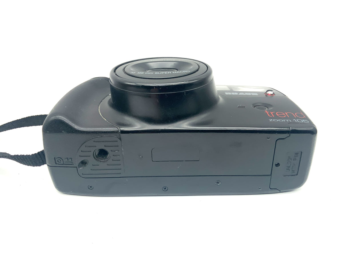 Braun Trend Zoom 105 Point&Shoot mit 38-105mm Super Macro Analogkamera