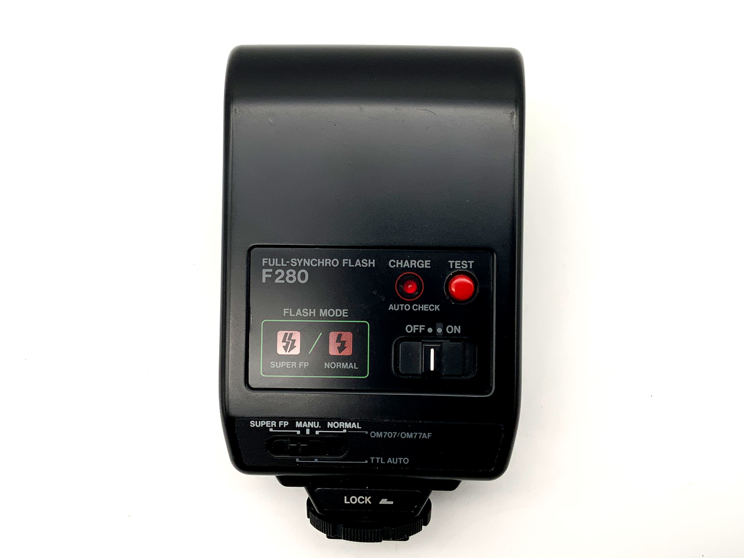 Flash Olympus F280 à synchronisation complète pour OM3, OM-4Ti, OM707