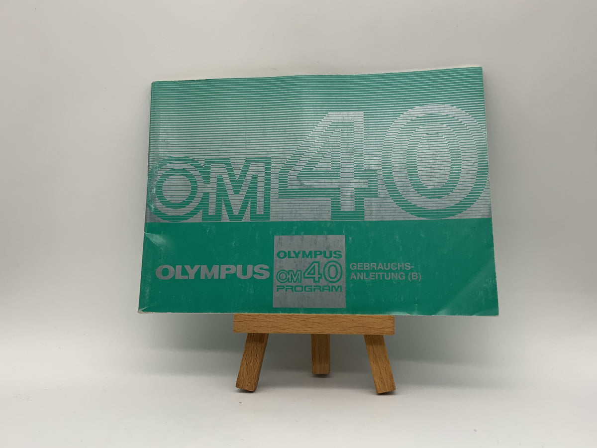 Manuel d'utilisation de l'Olympus OM 40 (allemand)