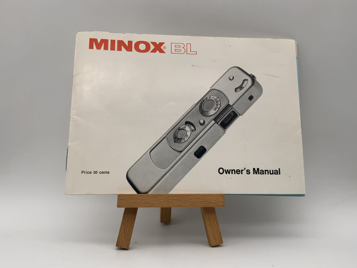 Manuel d'utilisation du Minox BL (anglais)