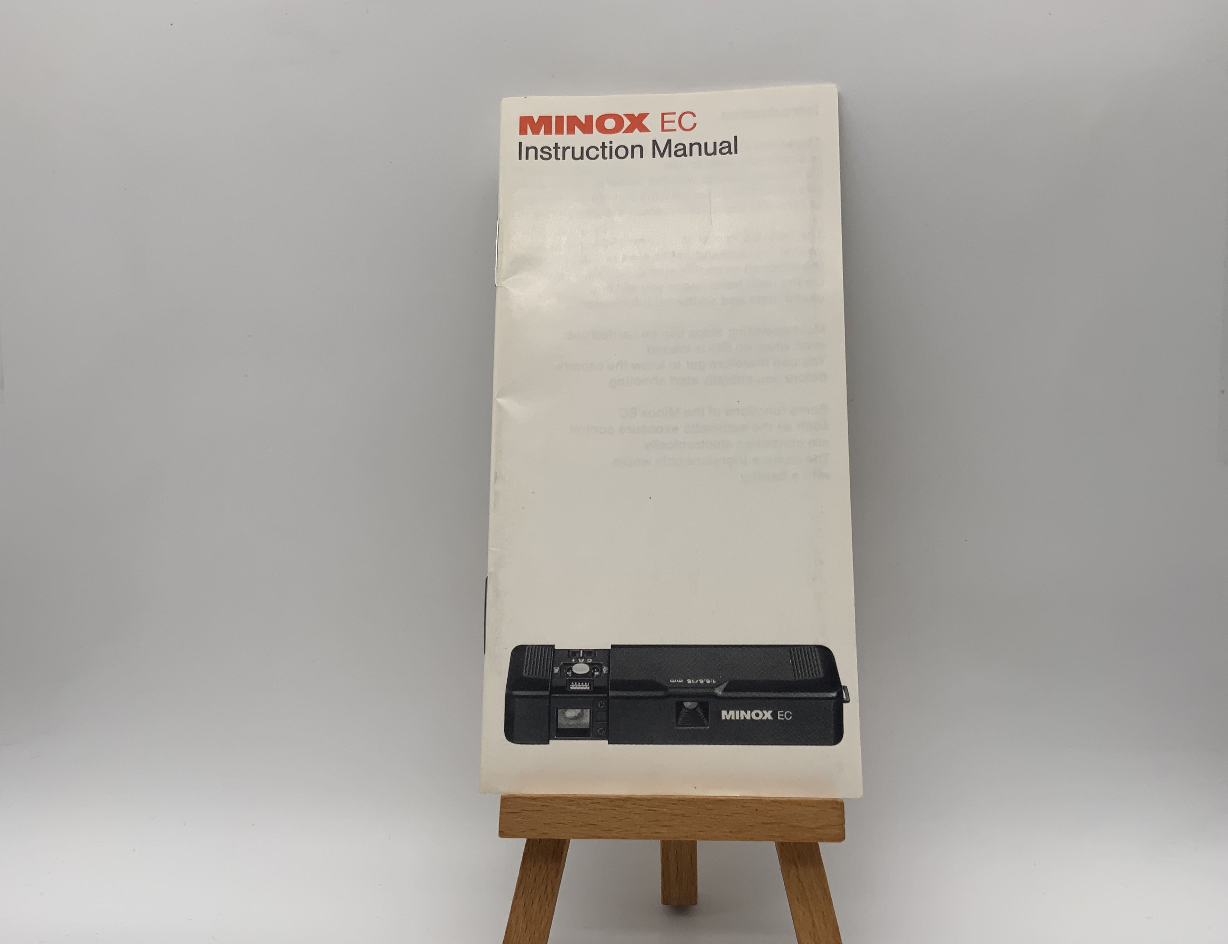 Minox EC User Manual (English)