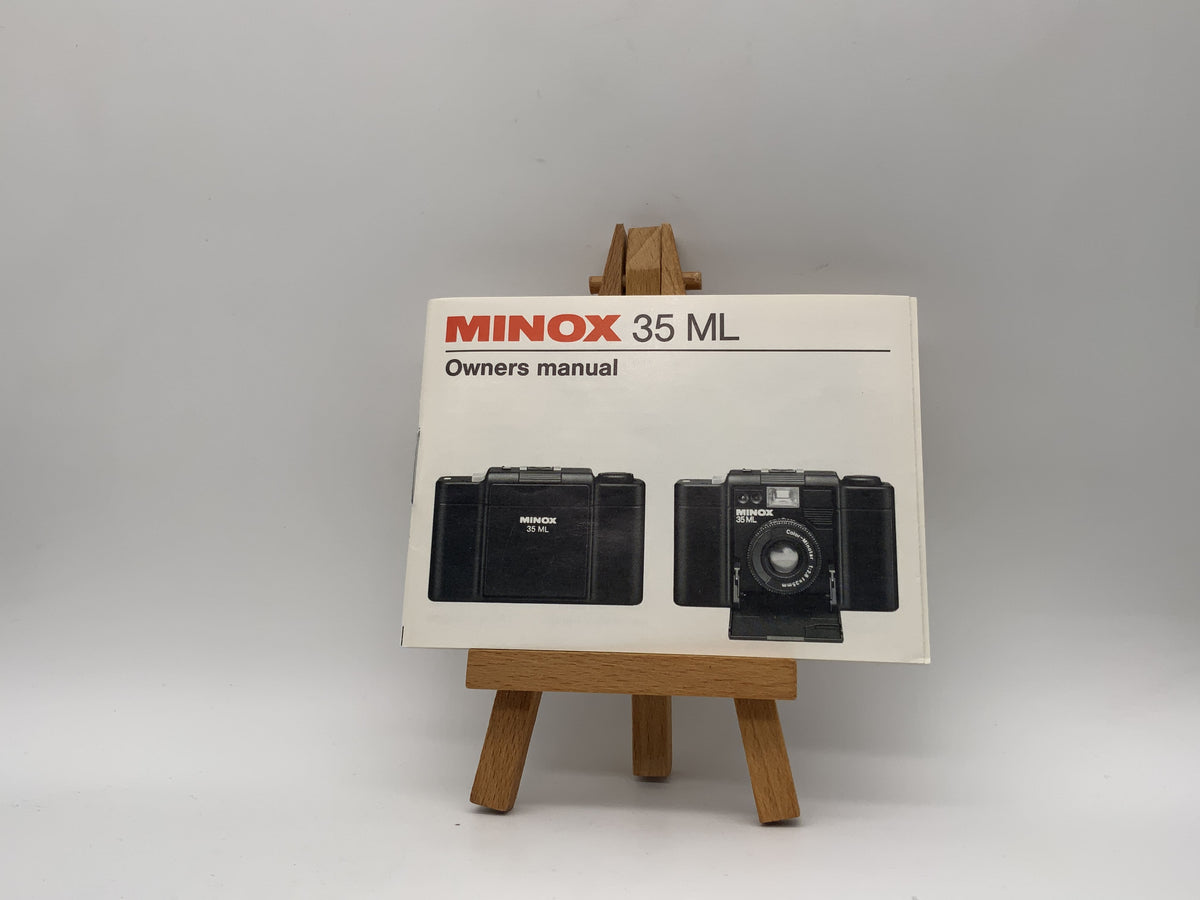 Manuel d'utilisation du Minox 35 ml (anglais)
