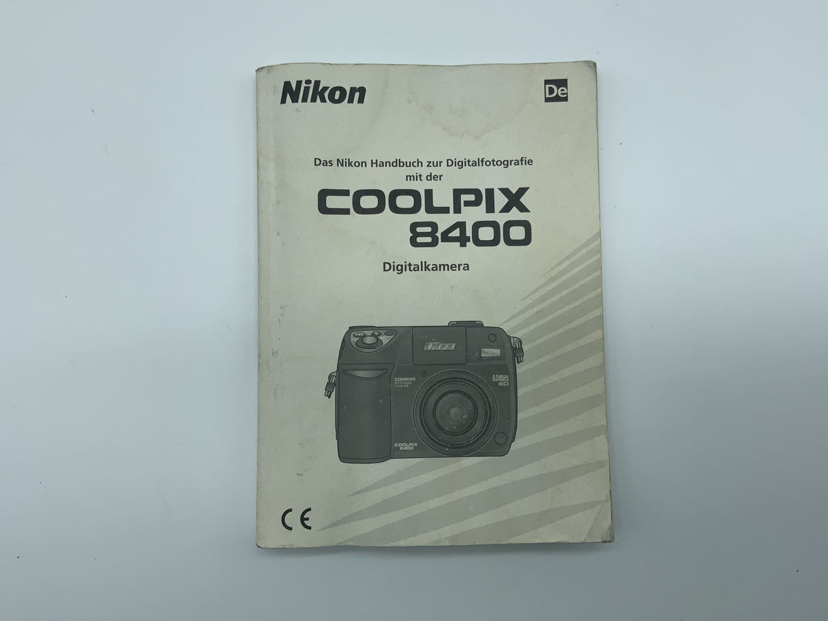 Manuel d'utilisation du Nikon Coolpix 8400 (allemand)