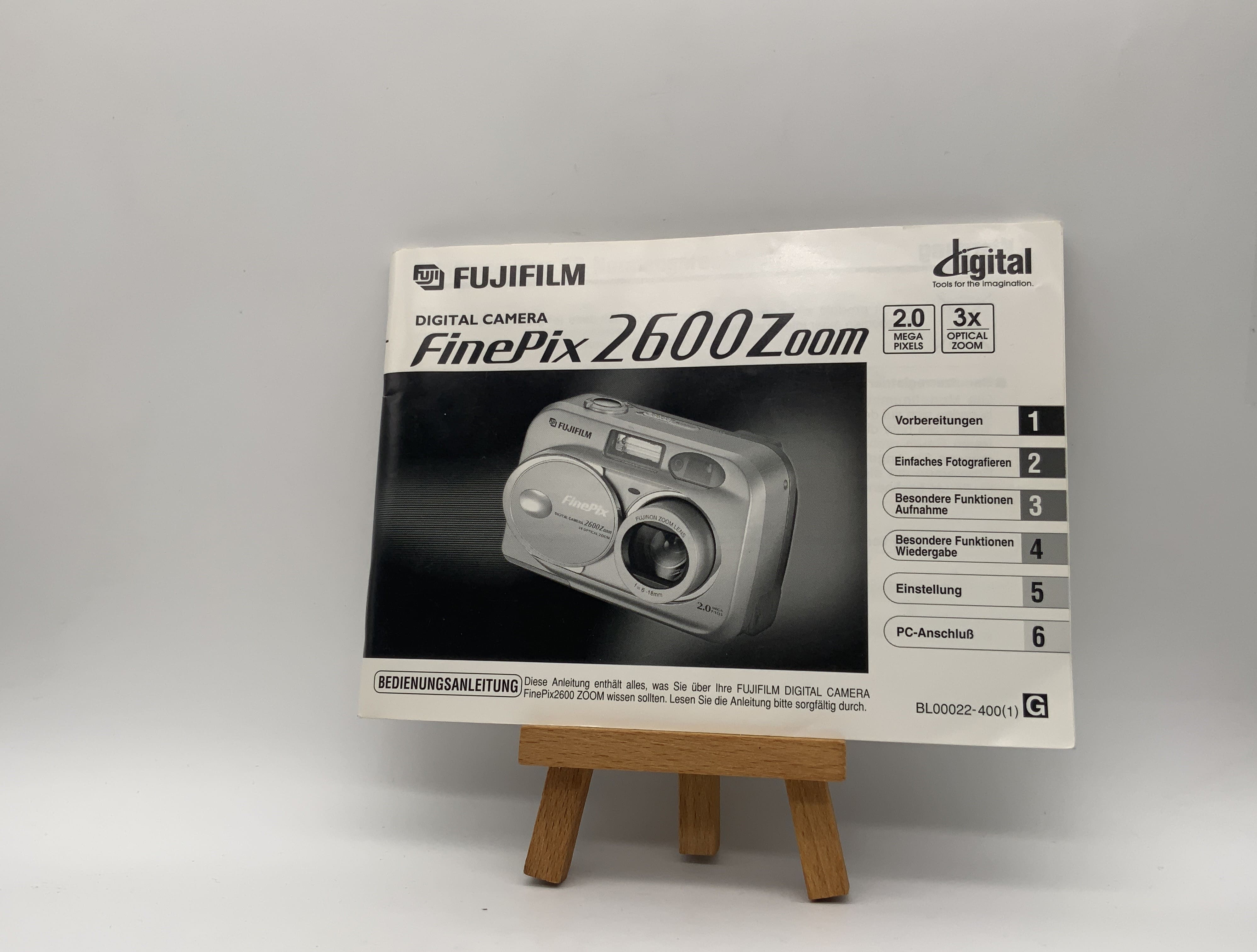 Fujifilm FinePix 2600 Zoom User Manual (German)
