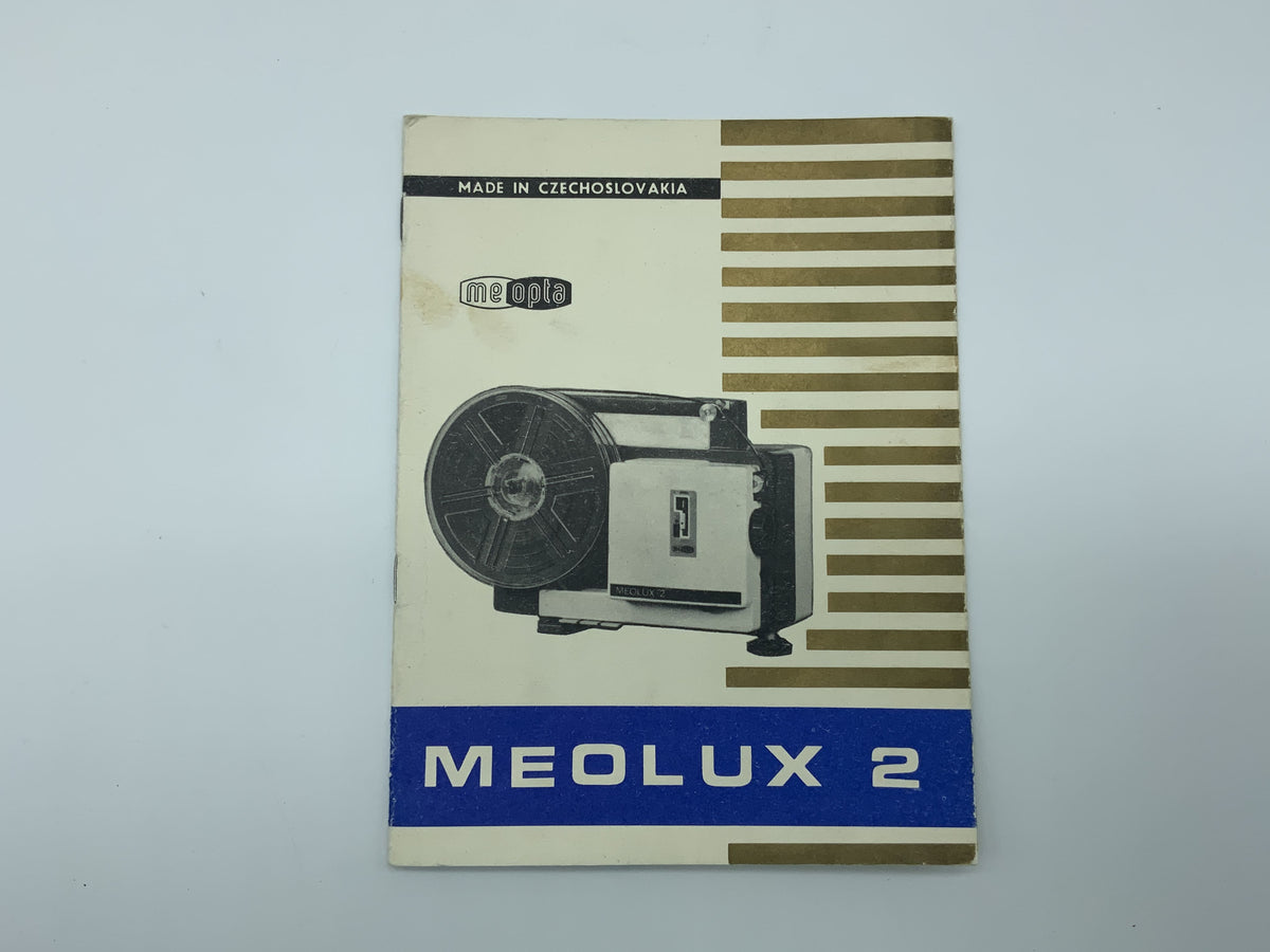 Manuel d'utilisation Meopta Meolux 2 Type 85114 (allemand)