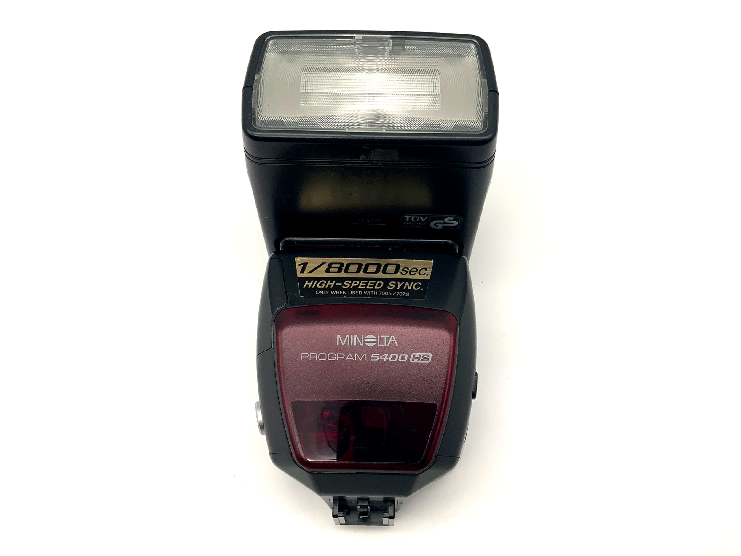 Flash Minolta Program 5400HS, flash à clip haute vitesse pour appareil photo