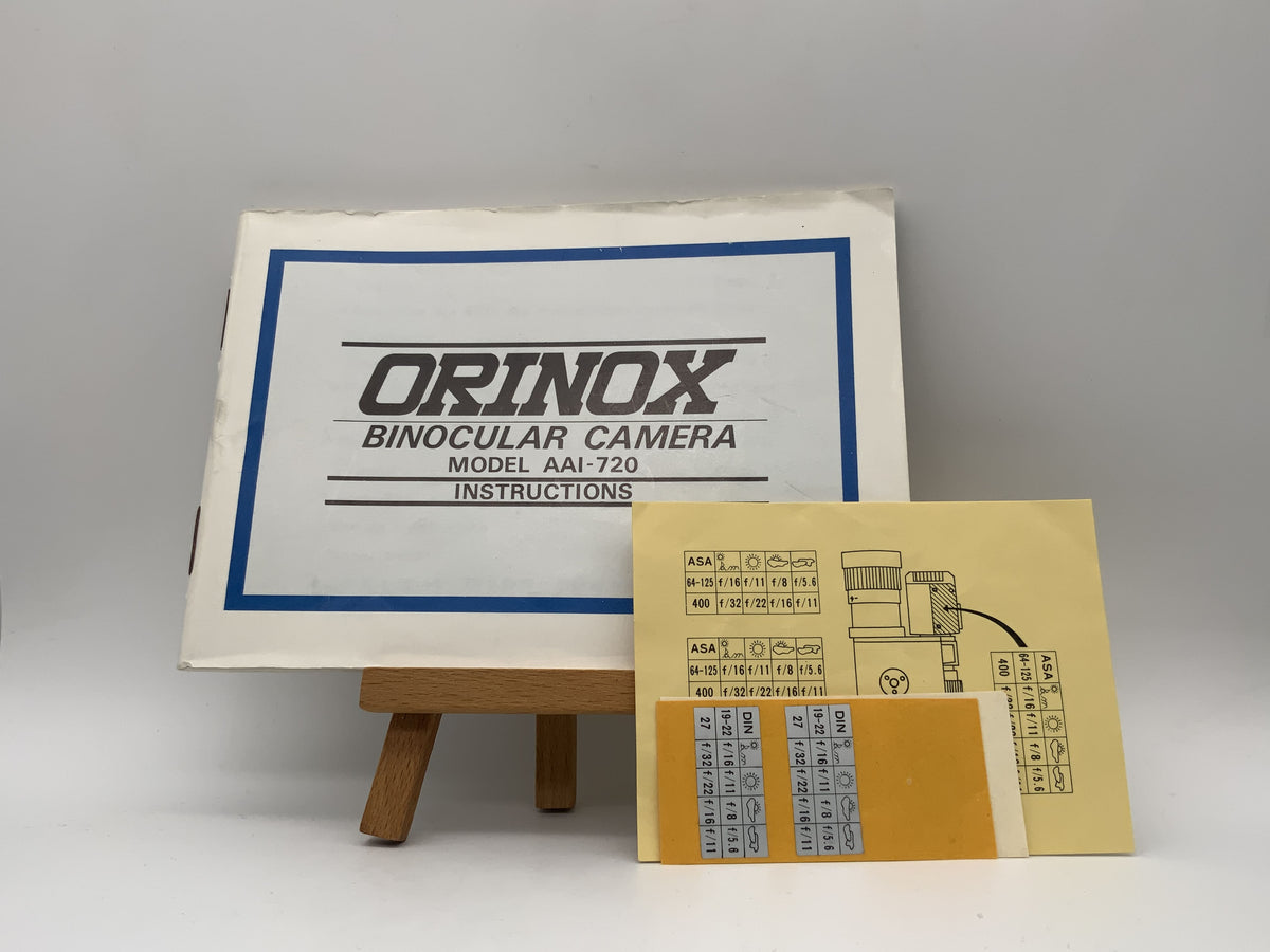 Manuel d'utilisation de la caméra binoculaire Orinox modèle AAI-720 (allemand)