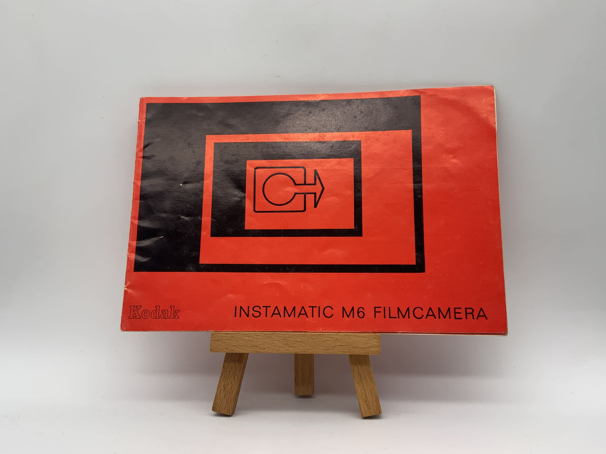 Manuel d'utilisation de l'appareil photo argentique Kodak Instamatic M6 (allemand)