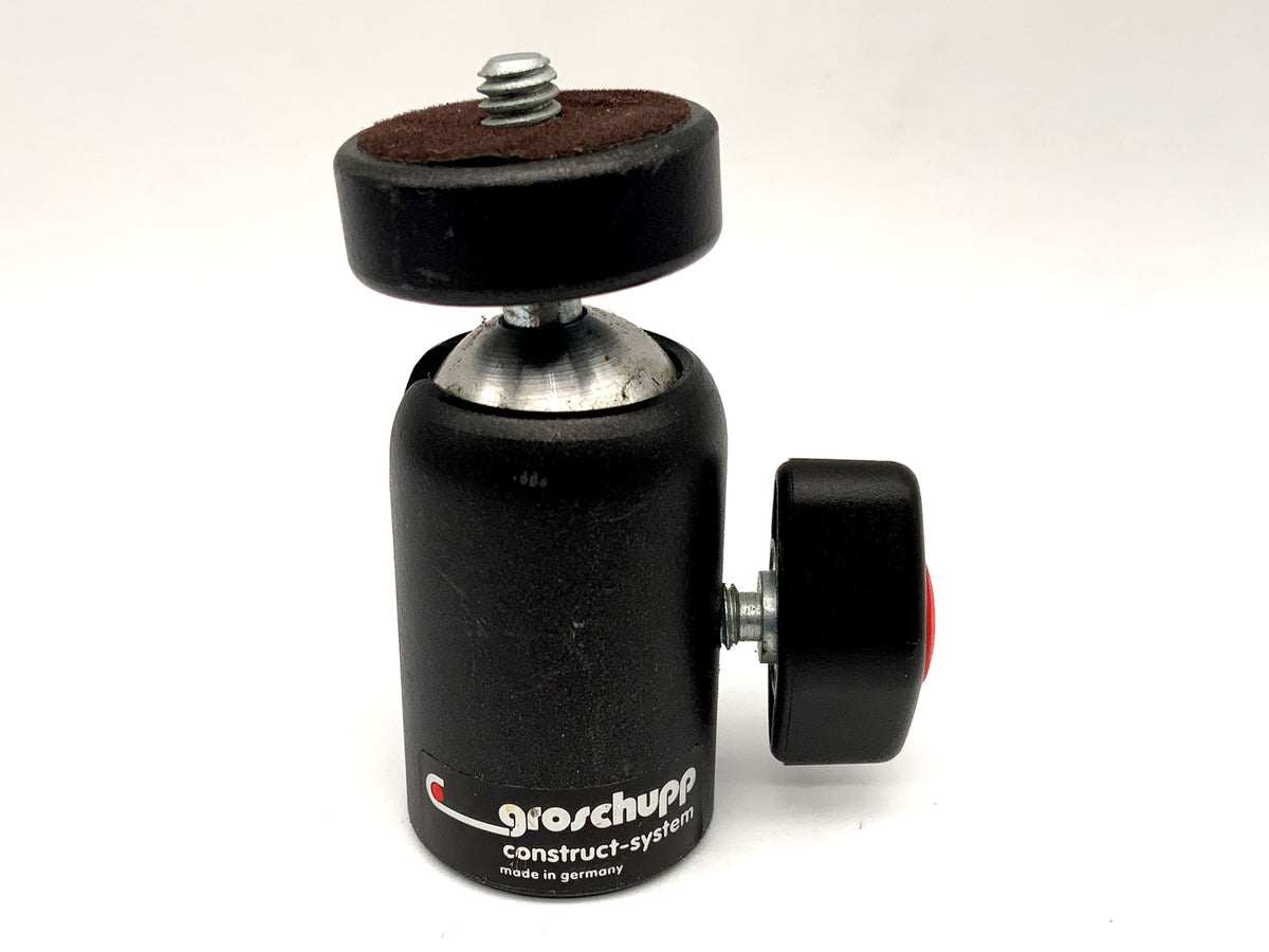 Groschupp 1/4" Tripod Head Black Mini Ball Head