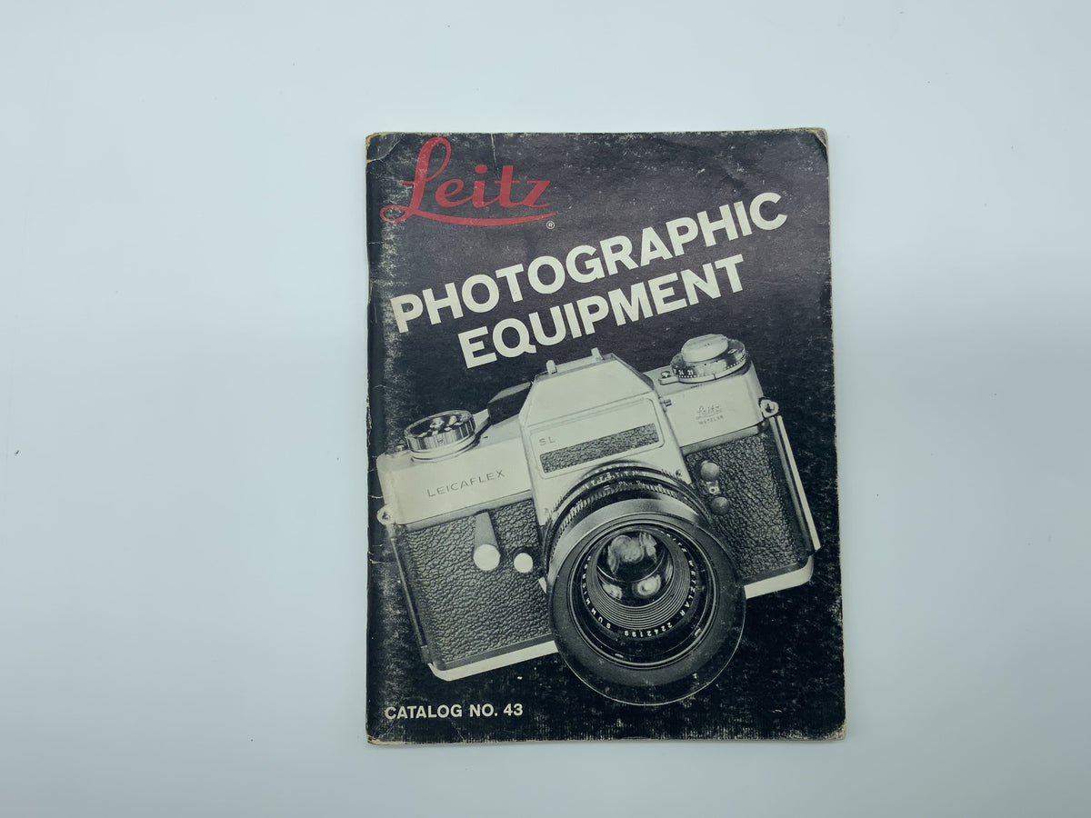 Catalogue de matériel photographique Leitz Wetzlar n° 43 - Instructions d'utilisation (allemand)