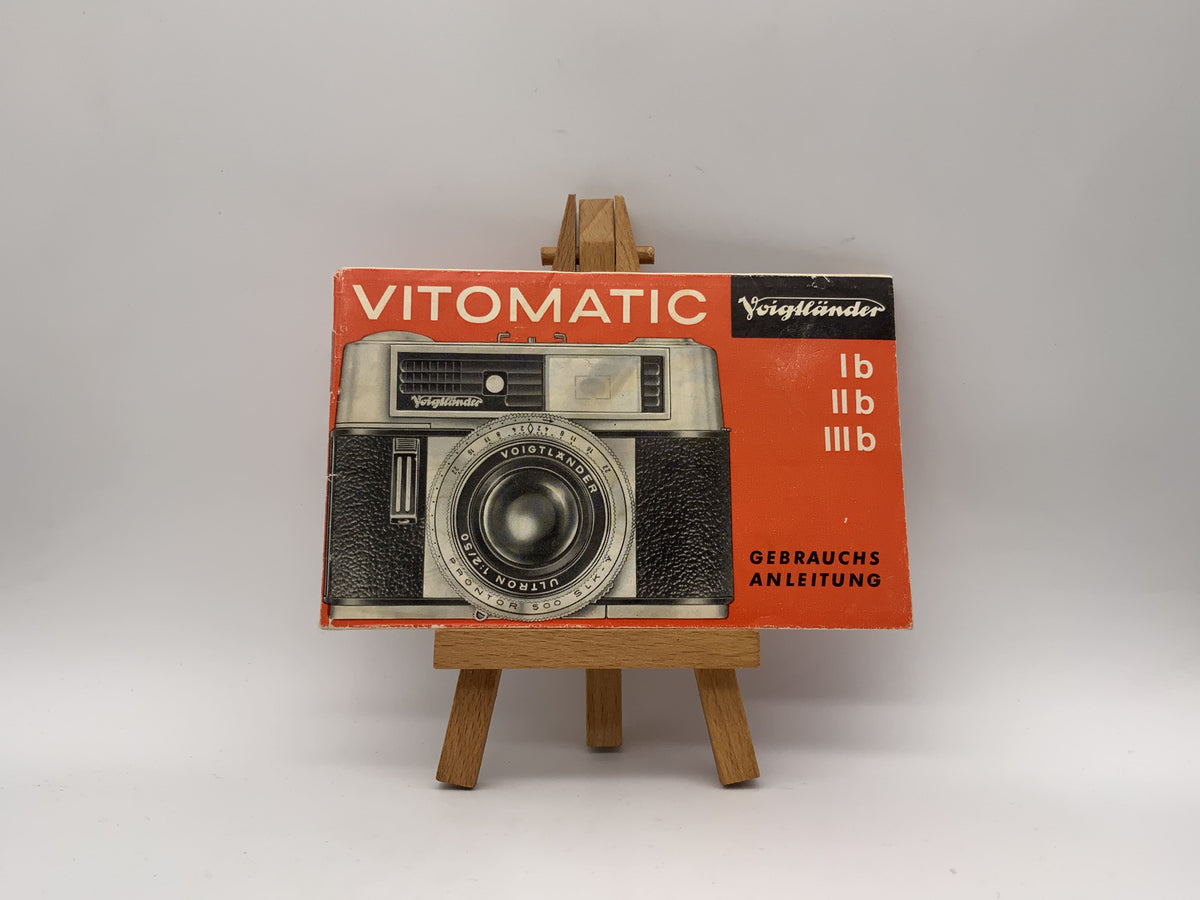 Voigtländer Vitomatic I b II b III b Instructions d'utilisation (allemand)