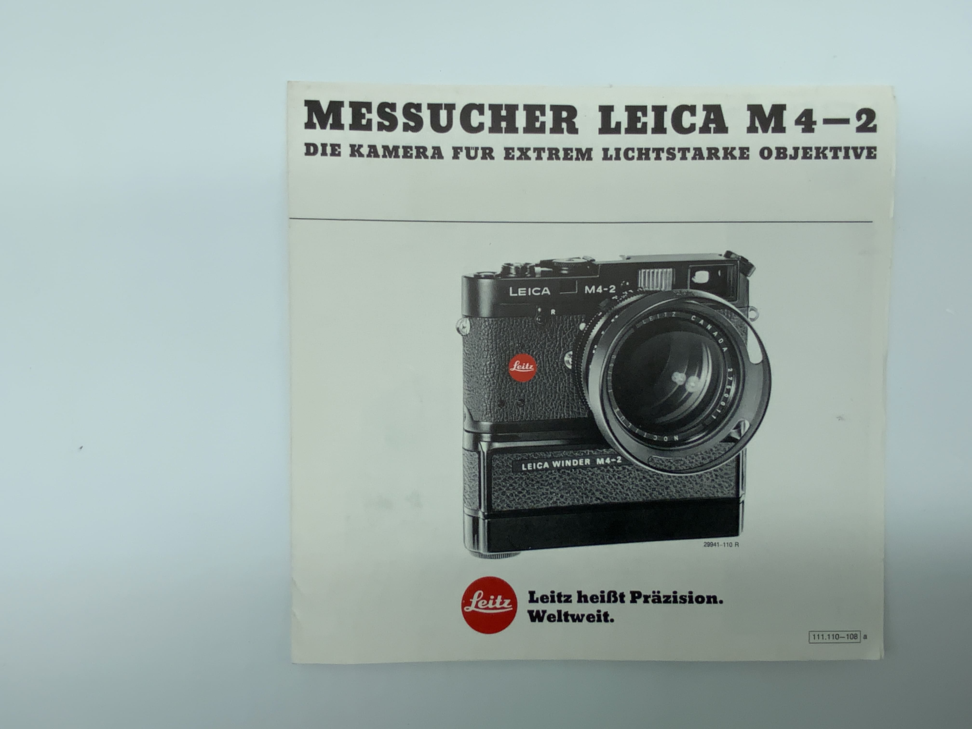 Leitz Leica M4-2 Catalogue (German)